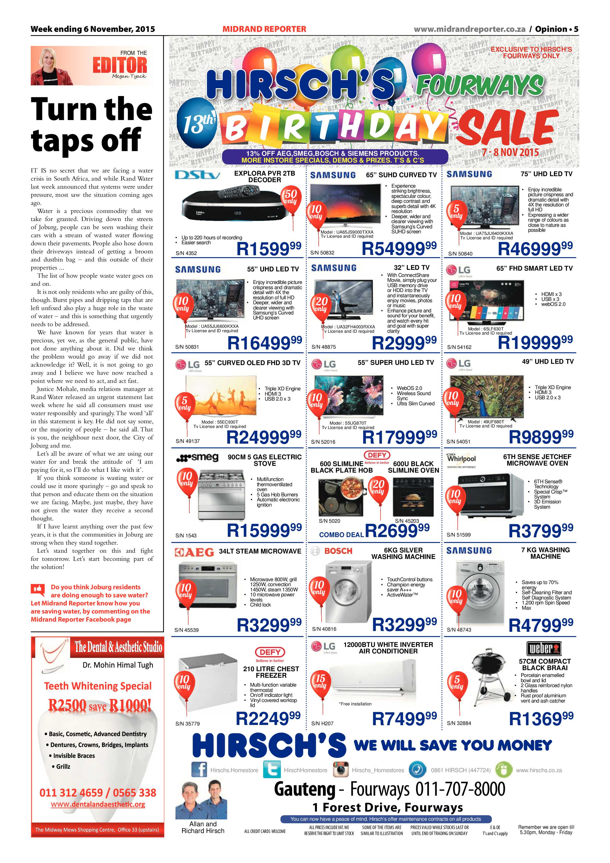 Midrand Reporter 06 November 2015 page 5