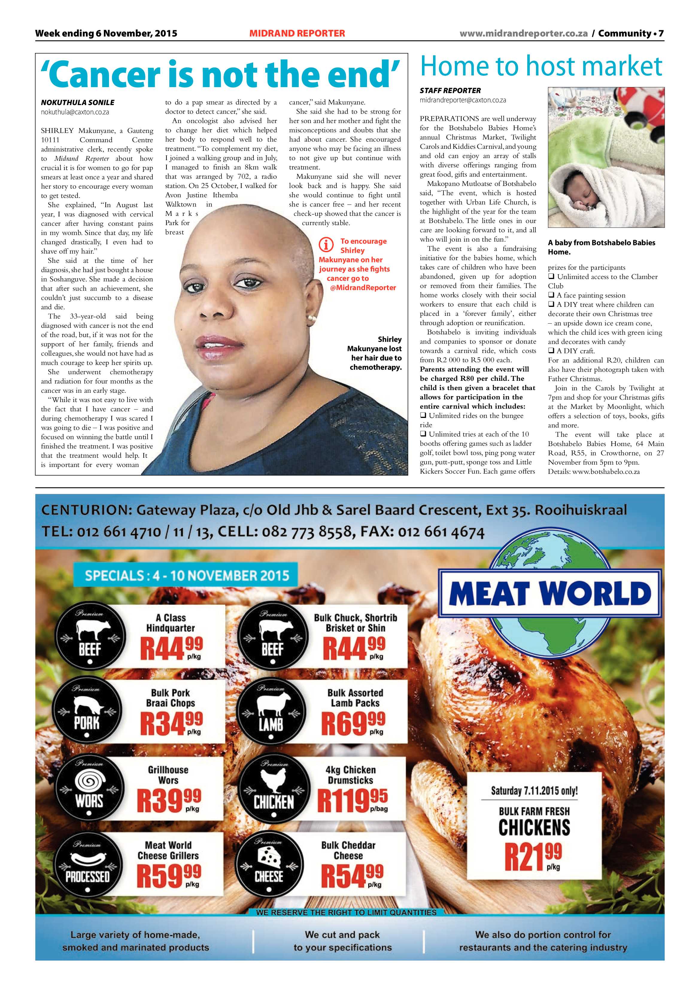 Midrand Reporter 06 November 2015 page 7