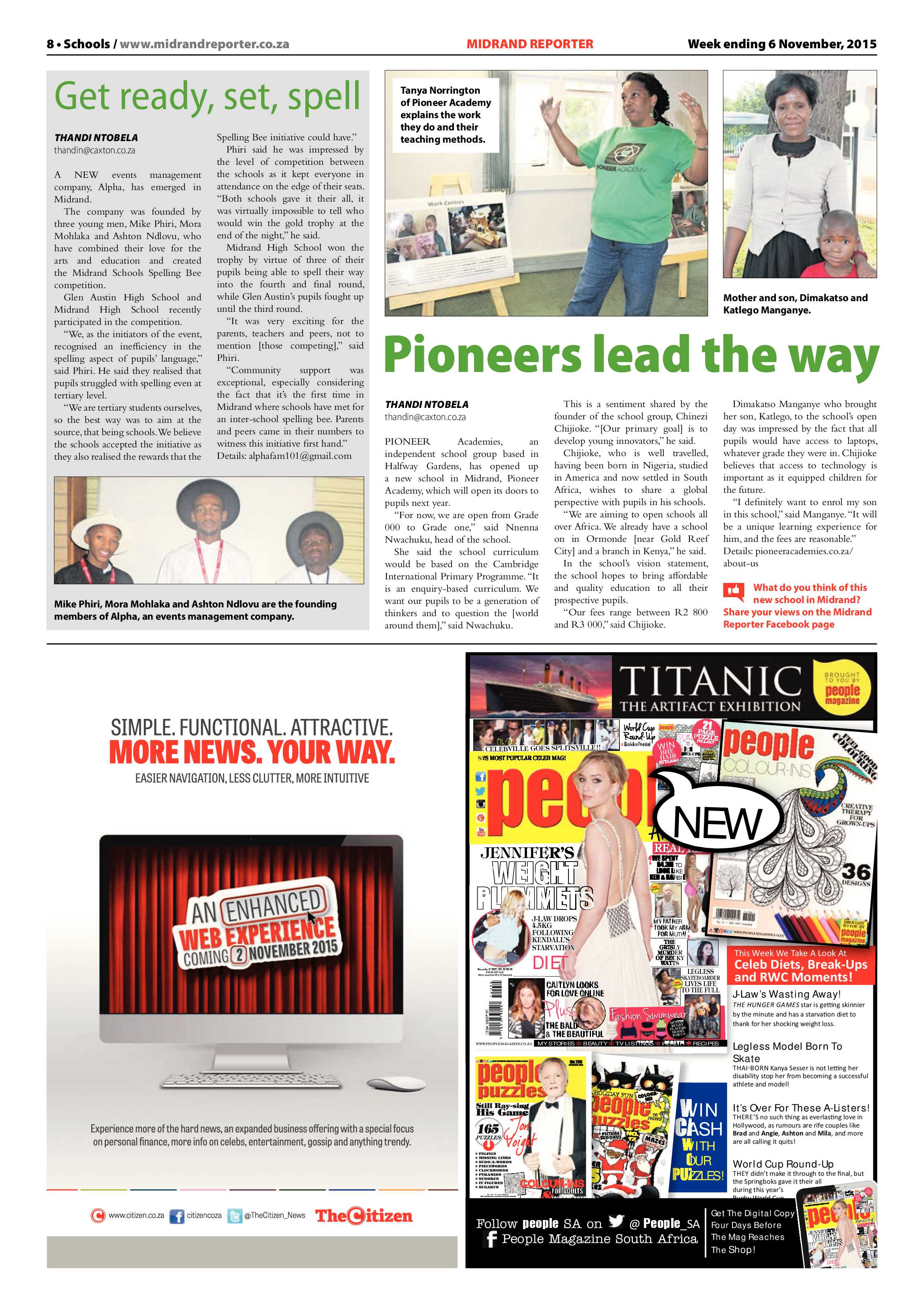 Midrand Reporter 06 November 2015 page 8