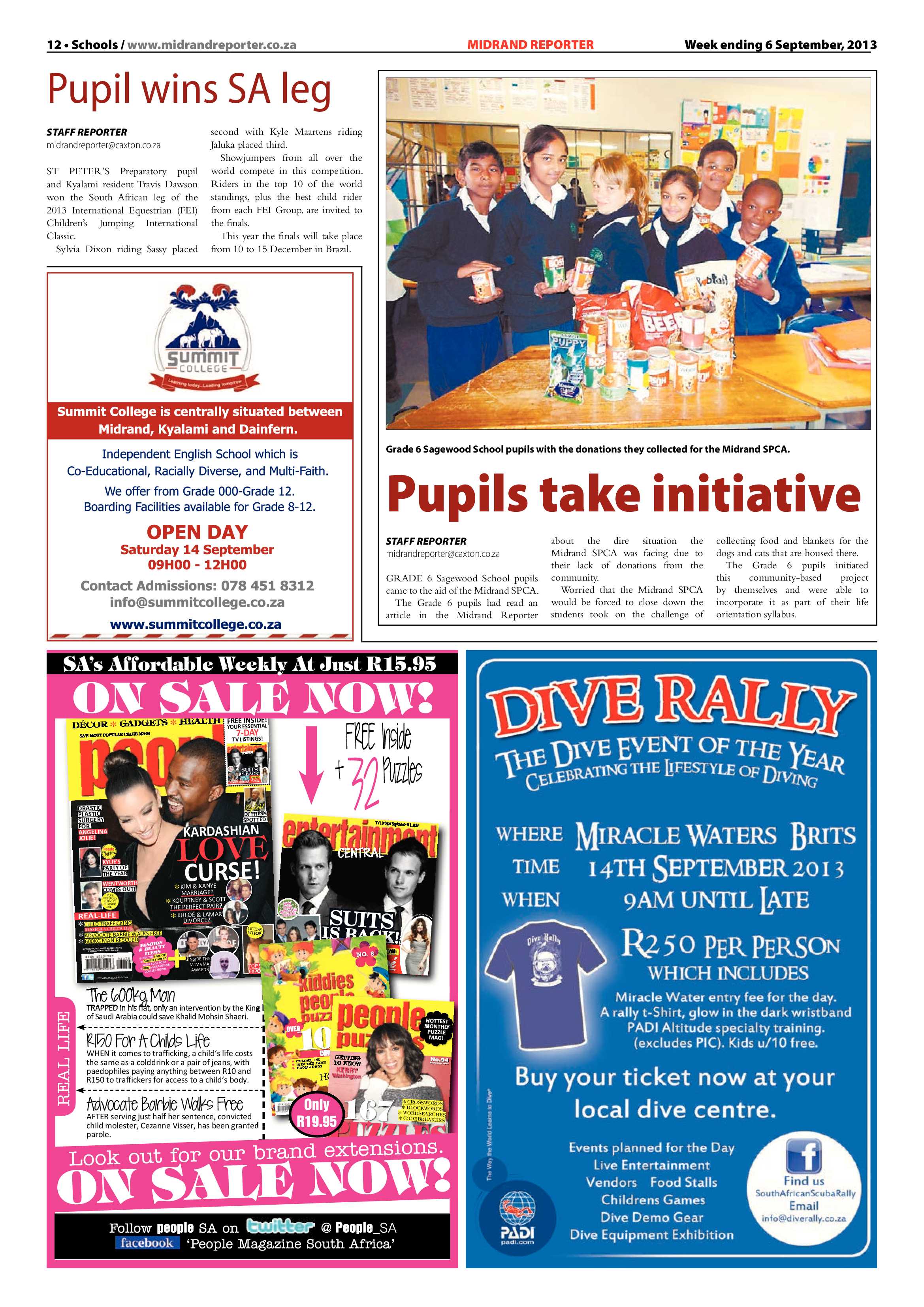 Midrand Reporter 06 September 2013 page 12