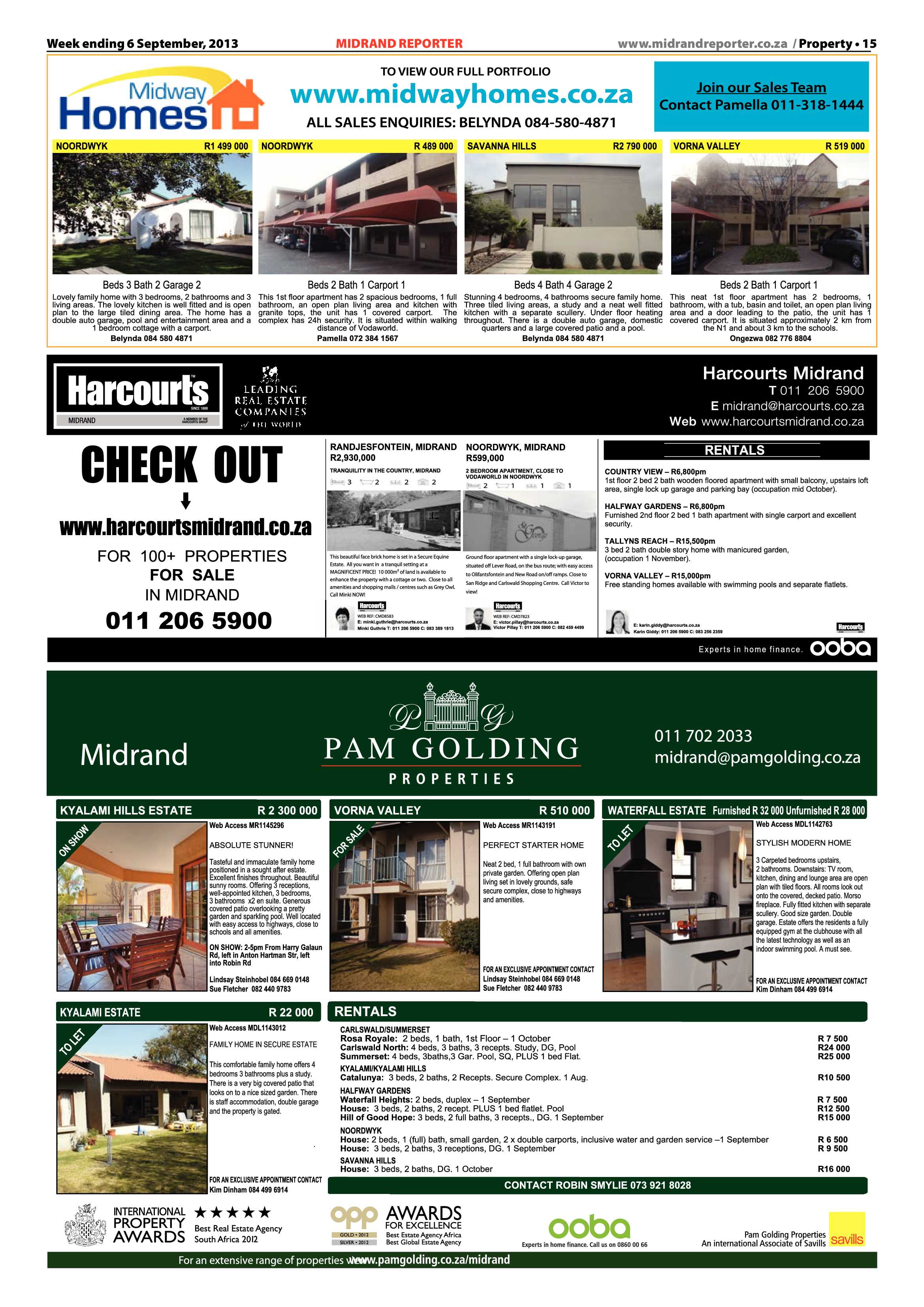 Midrand Reporter 06 September 2013 page 15