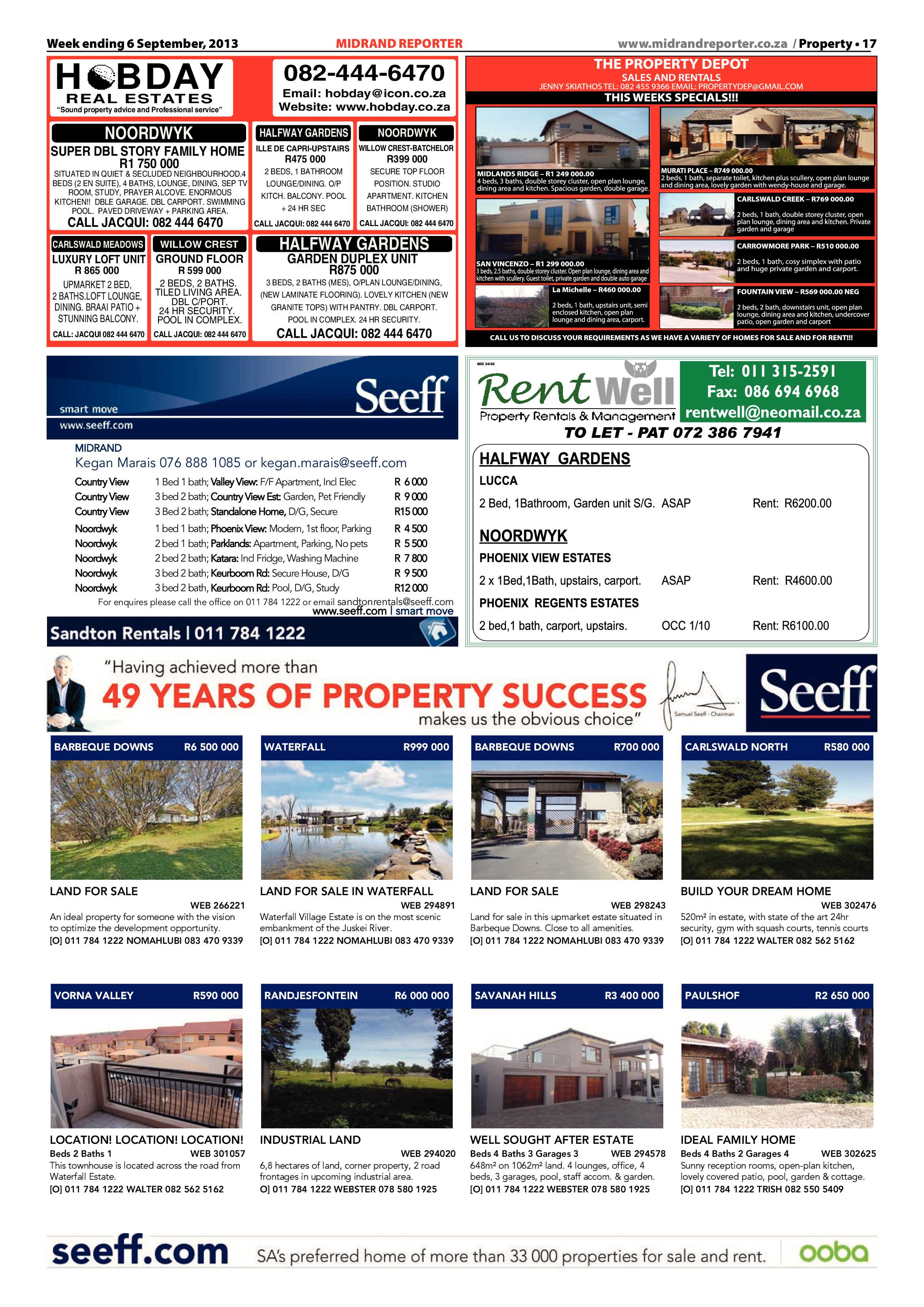 Midrand Reporter 06 September 2013 page 17