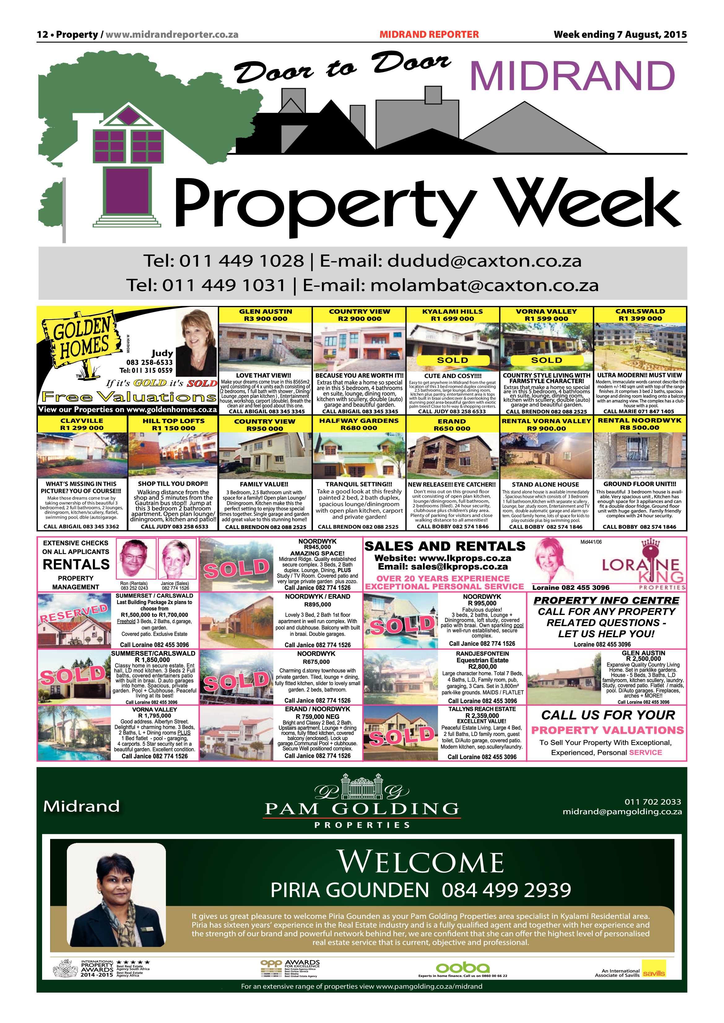 Midrand Reporter 07 August 2015 page 12