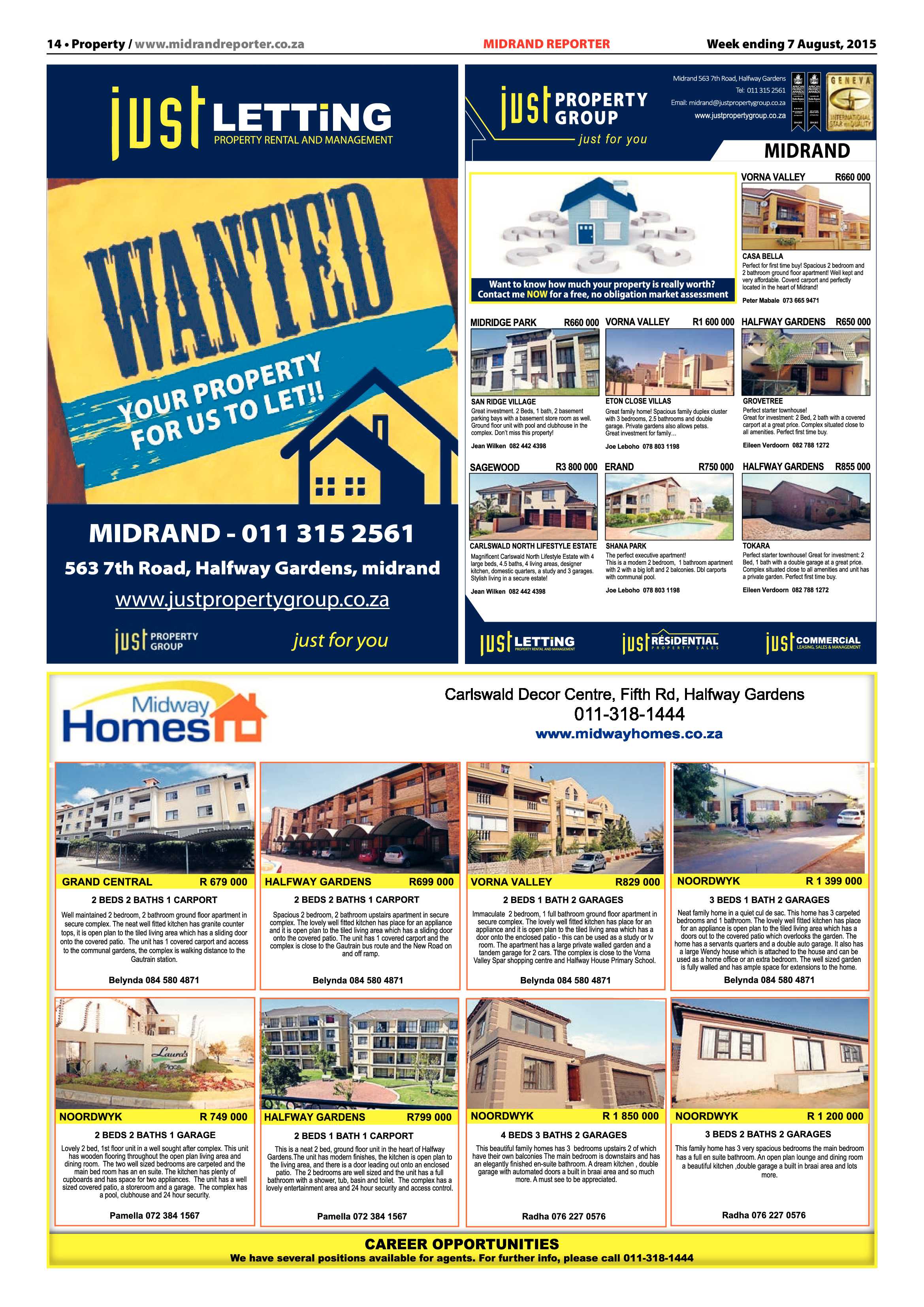 Midrand Reporter 07 August 2015 page 14
