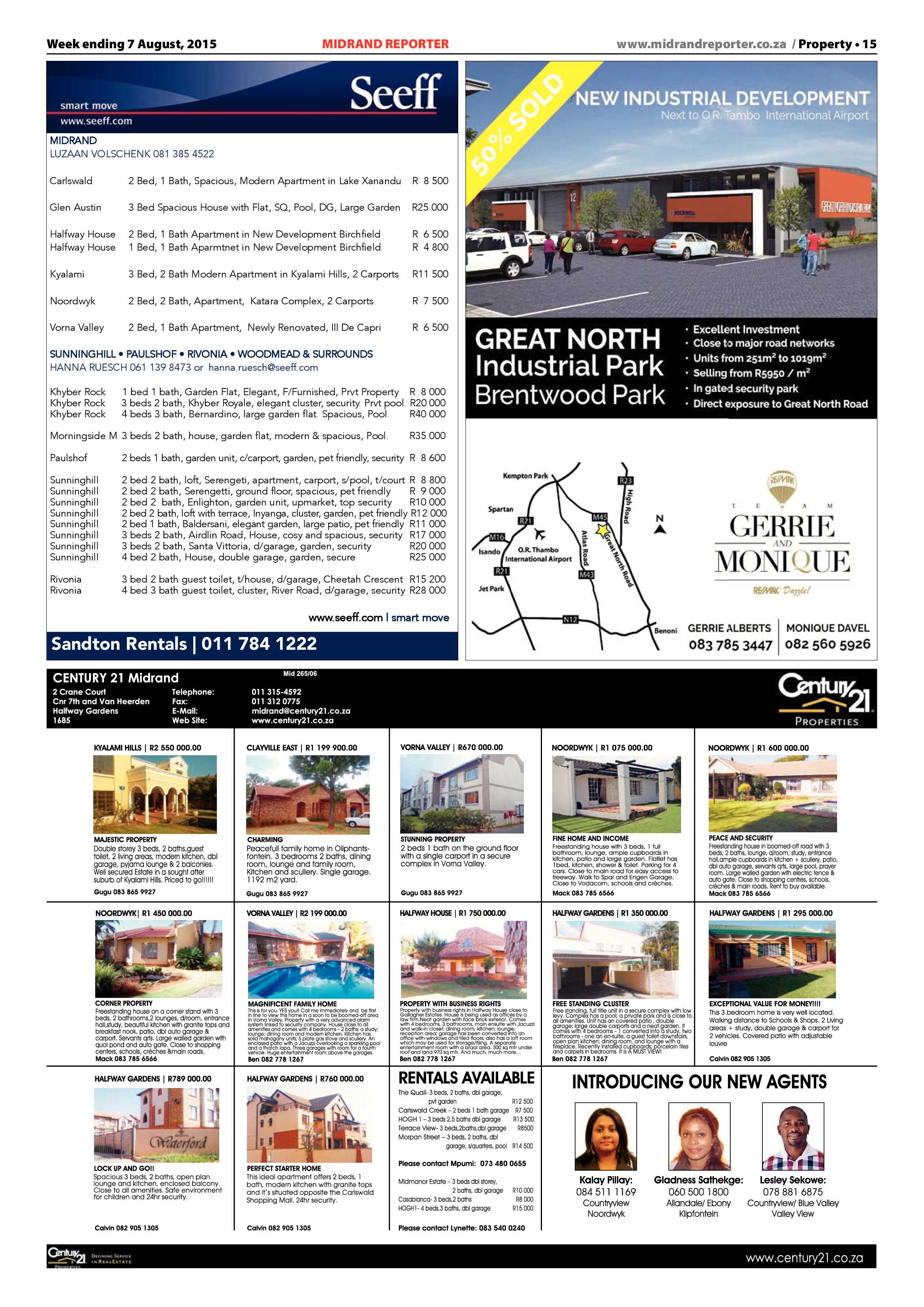 Midrand Reporter 07 August 2015 page 15