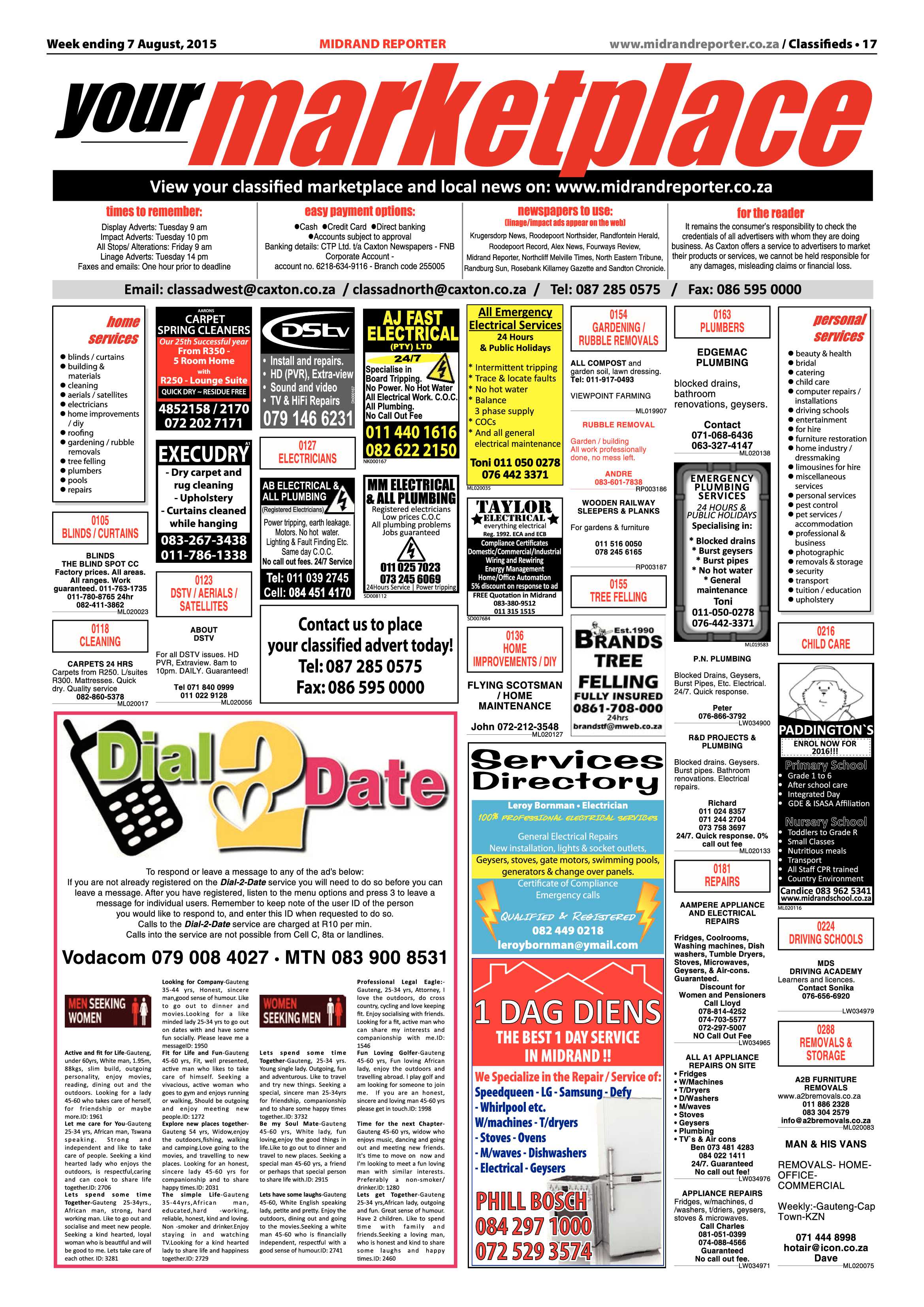 Midrand Reporter 07 August 2015 page 17