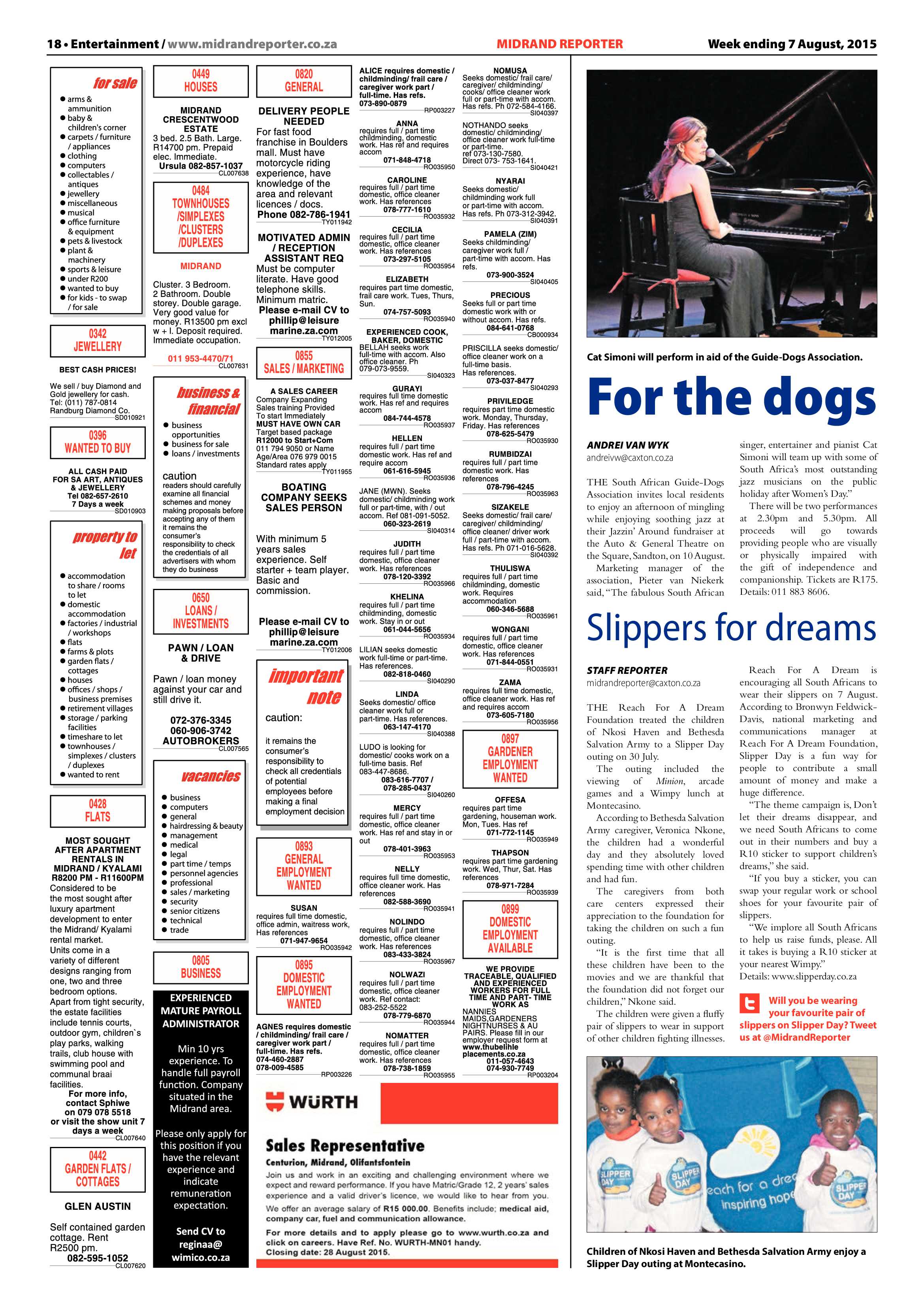 Midrand Reporter 07 August 2015 page 18