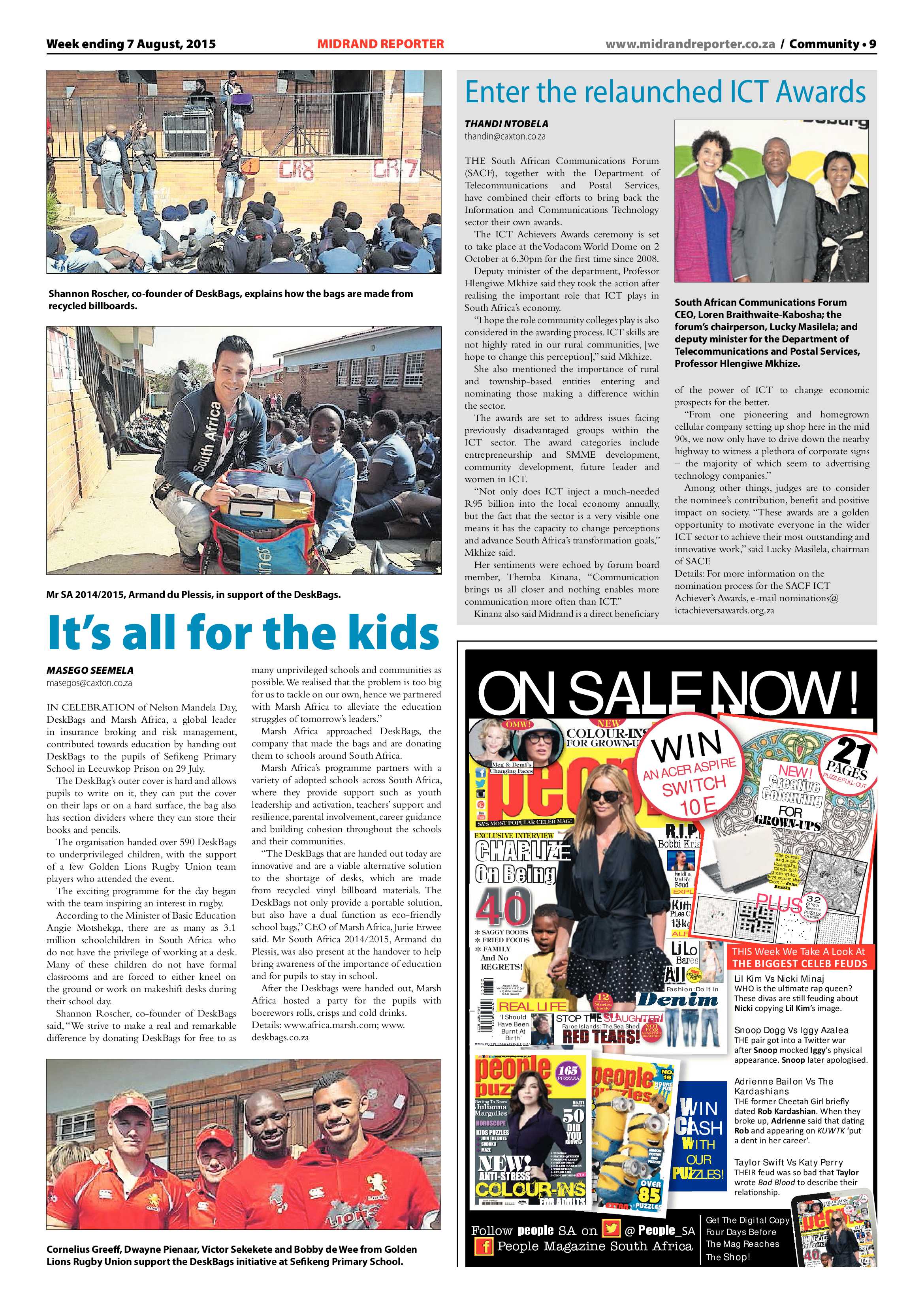 Midrand Reporter 07 August 2015 page 9
