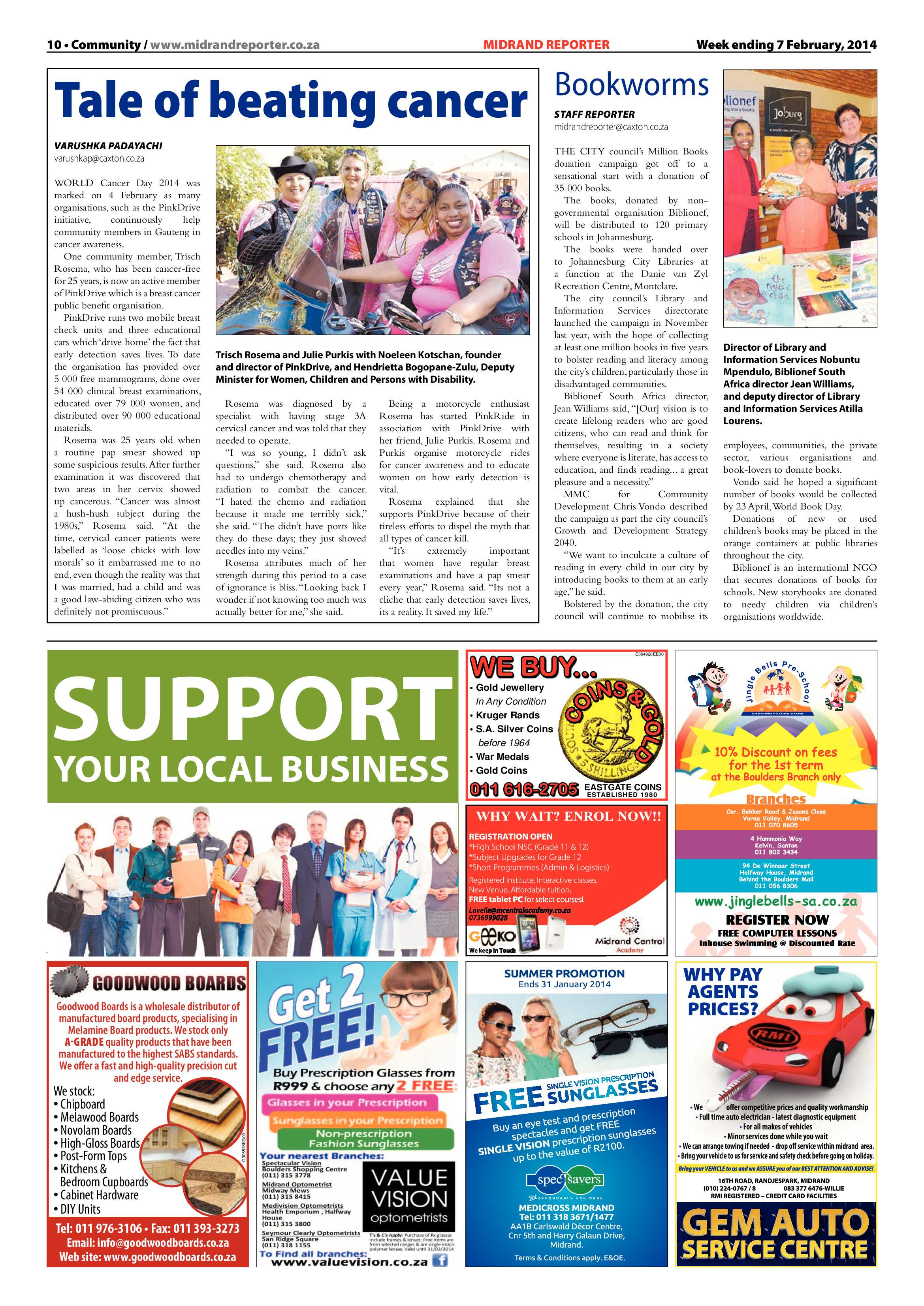 Midrand Reporter 07 February 2014 page 10