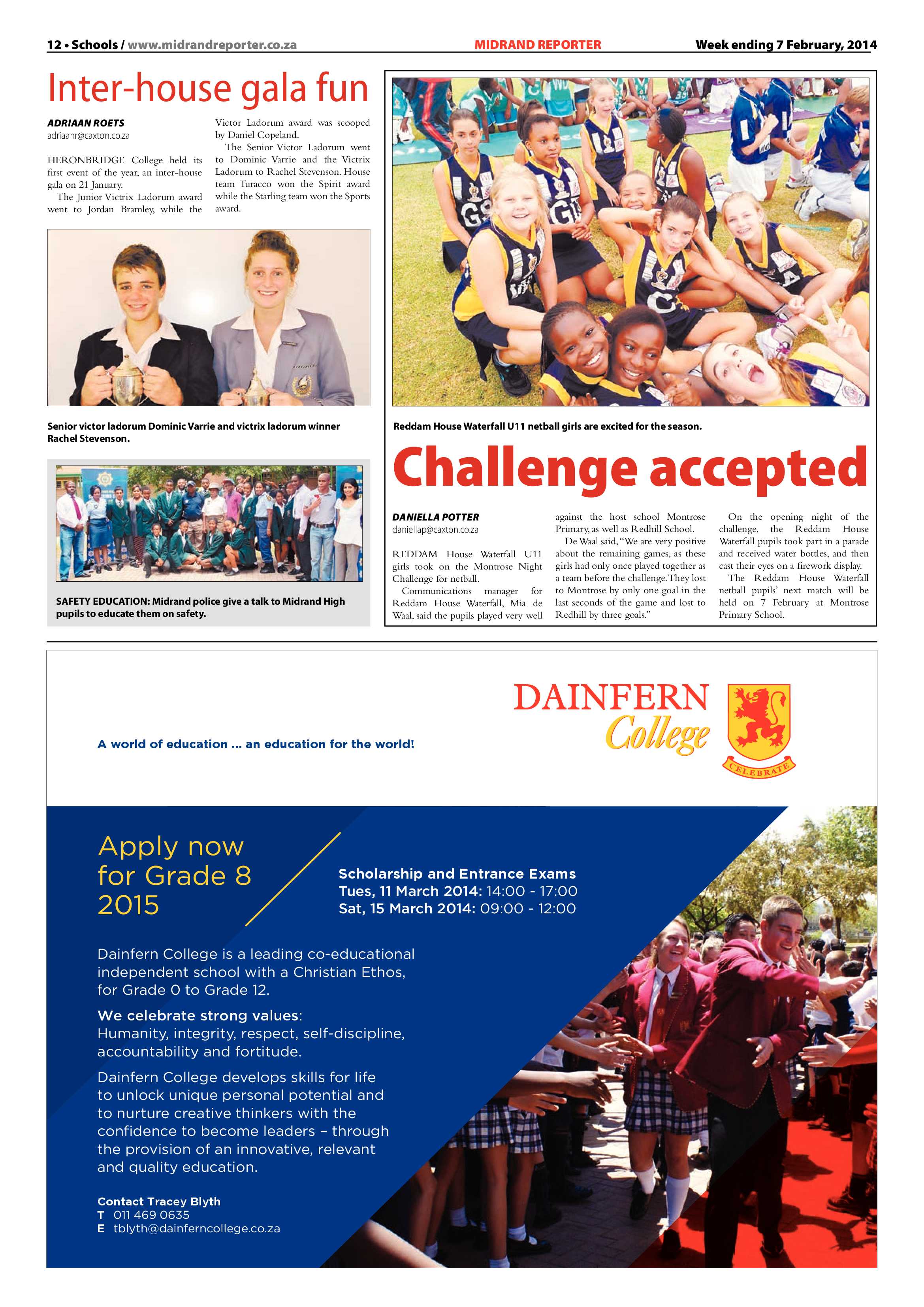 Midrand Reporter 07 February 2014 page 12
