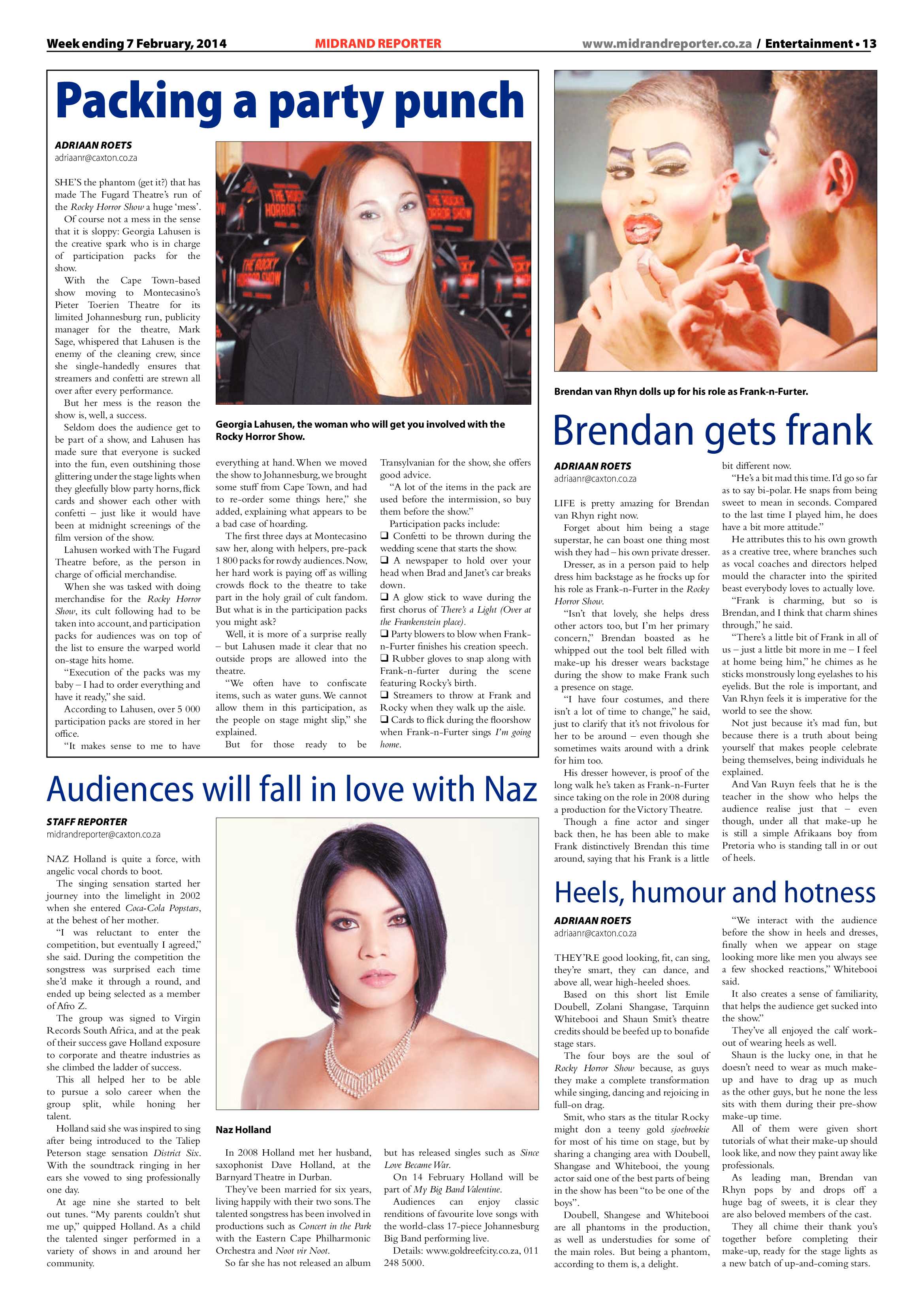 Midrand Reporter 07 February 2014 page 13