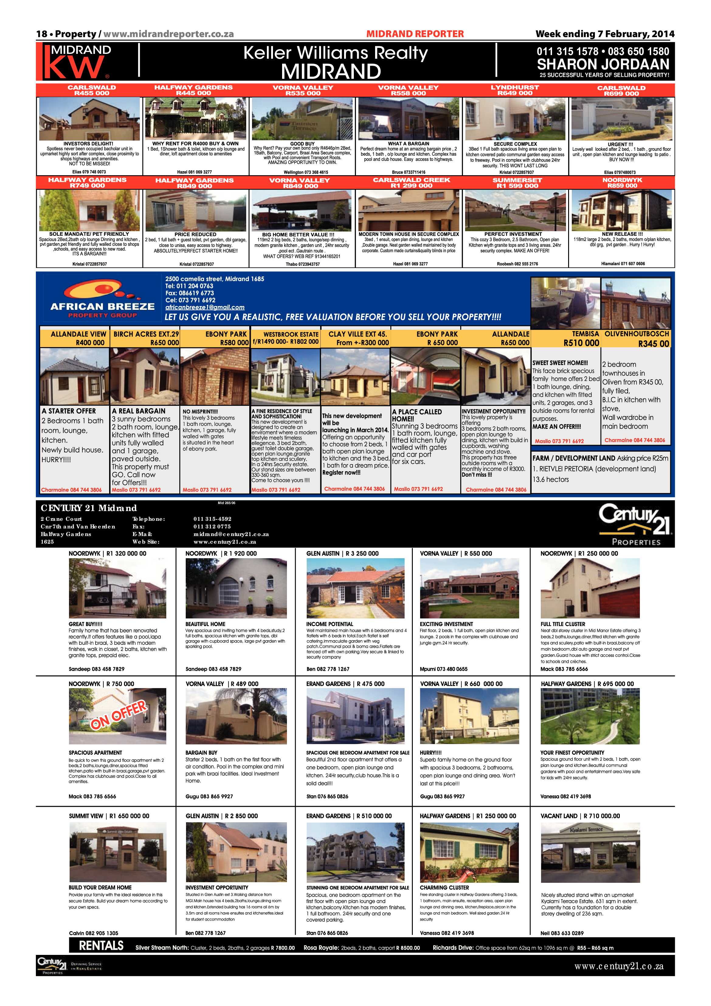 Midrand Reporter 07 February 2014 page 18