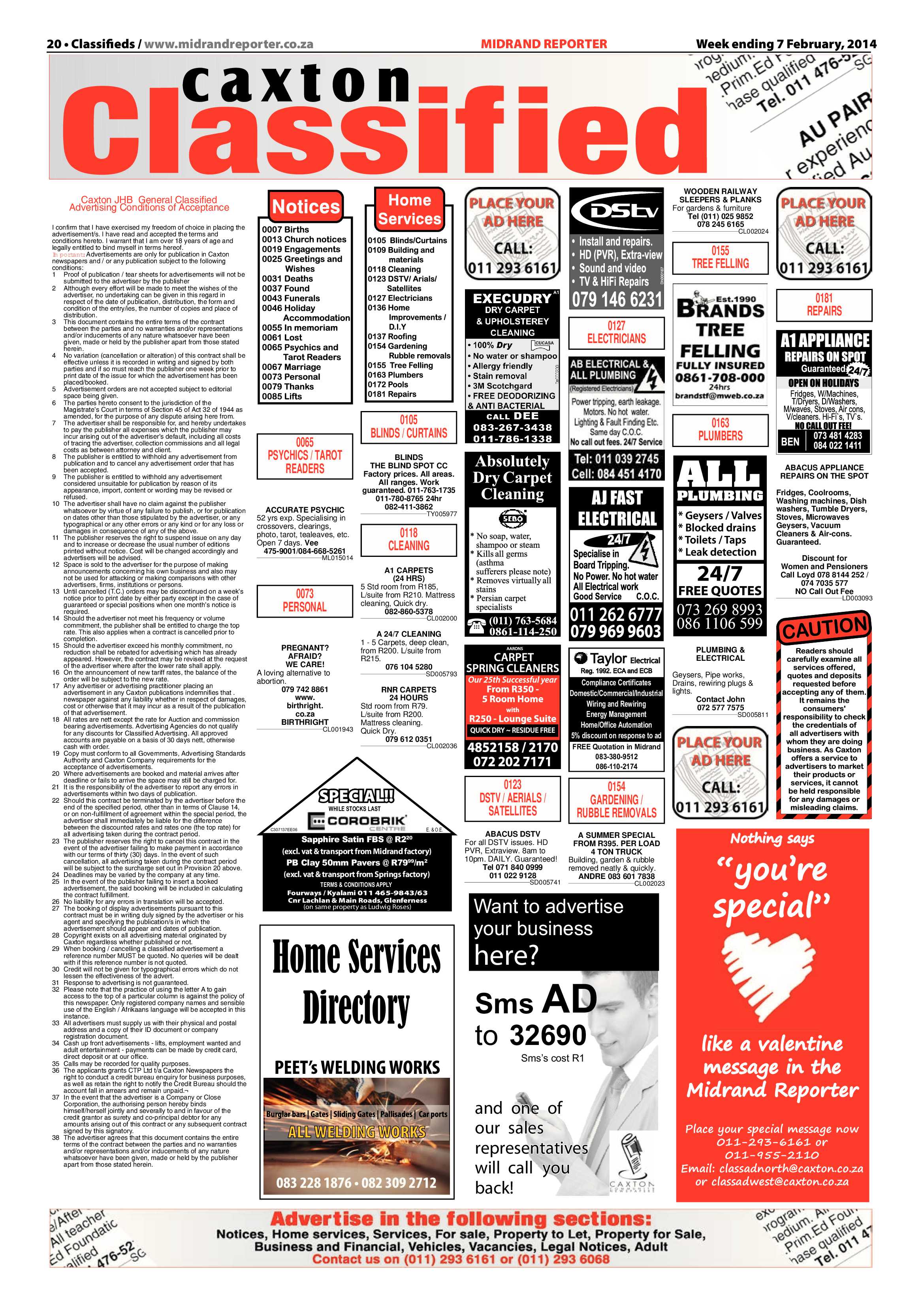 Midrand Reporter 07 February 2014 page 20