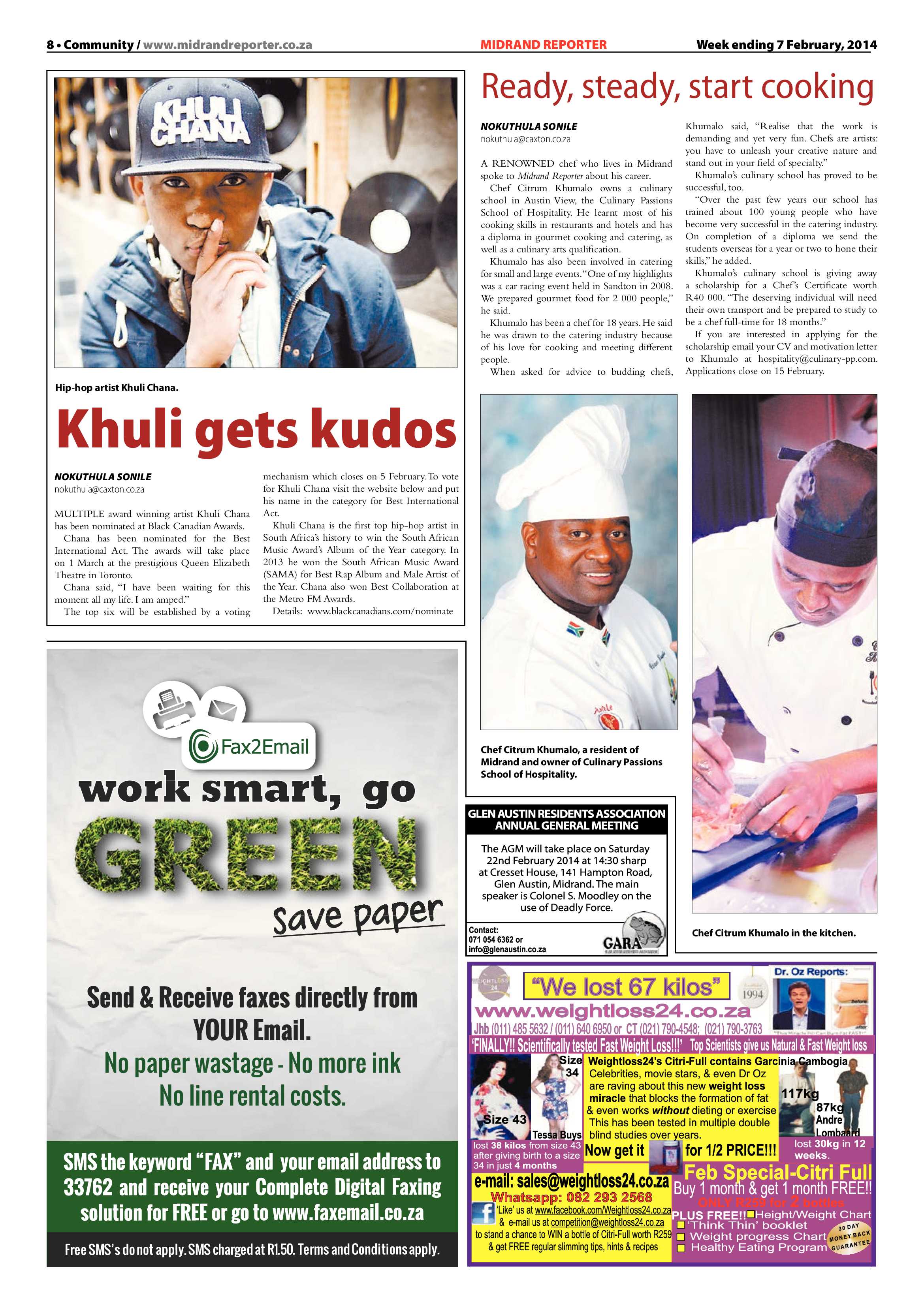 Midrand Reporter 07 February 2014 page 8