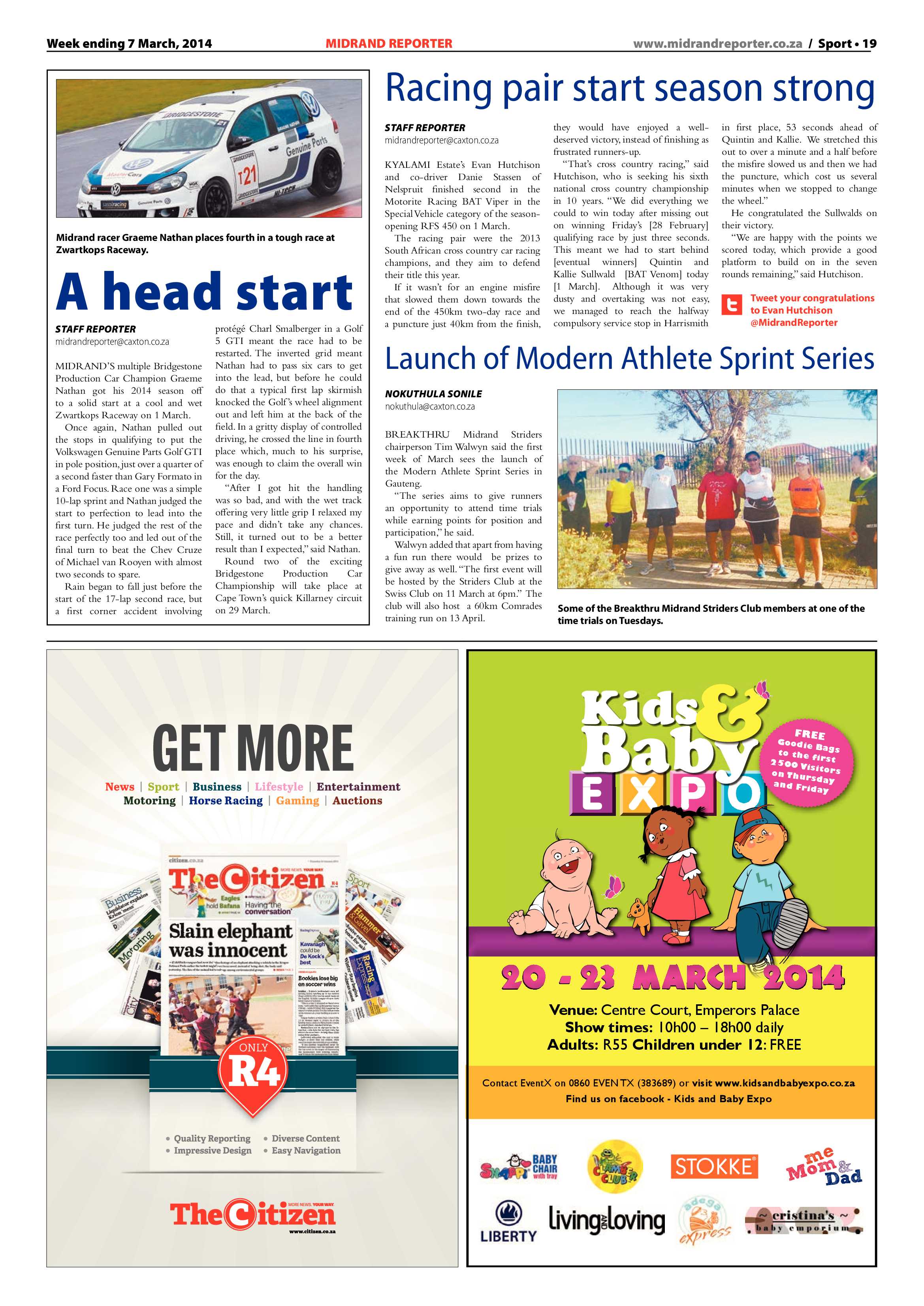 Midrand Reporter 07 March 2014 page 19