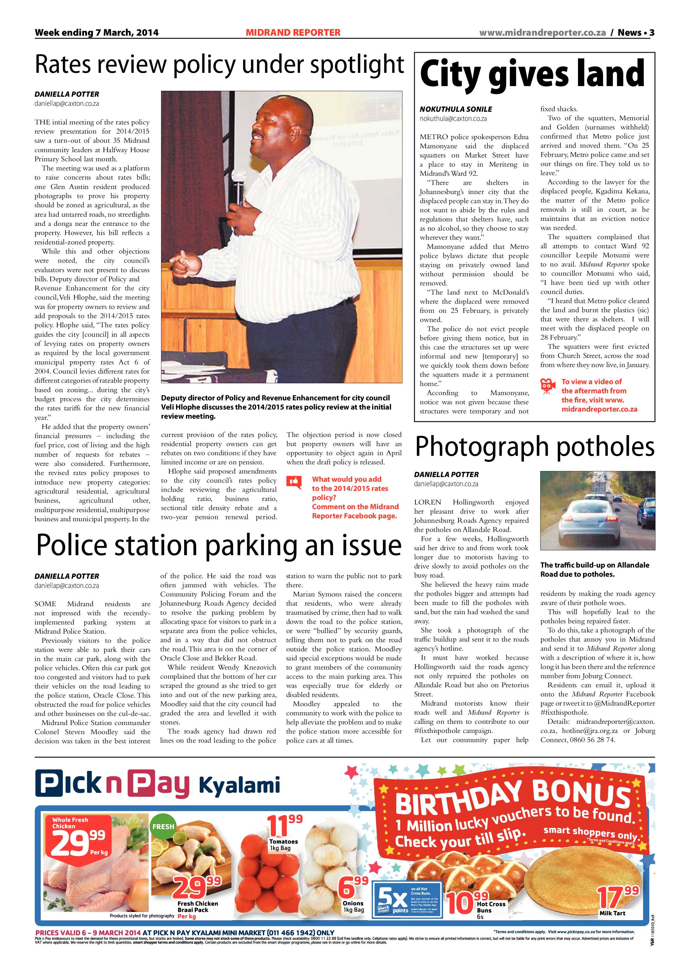 Midrand Reporter 07 March 2014 page 3