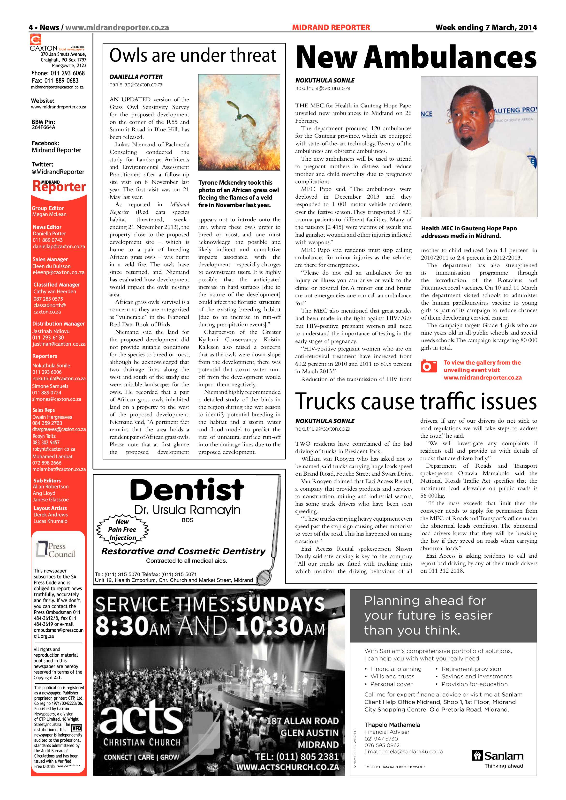 Midrand Reporter 07 March 2014 page 4