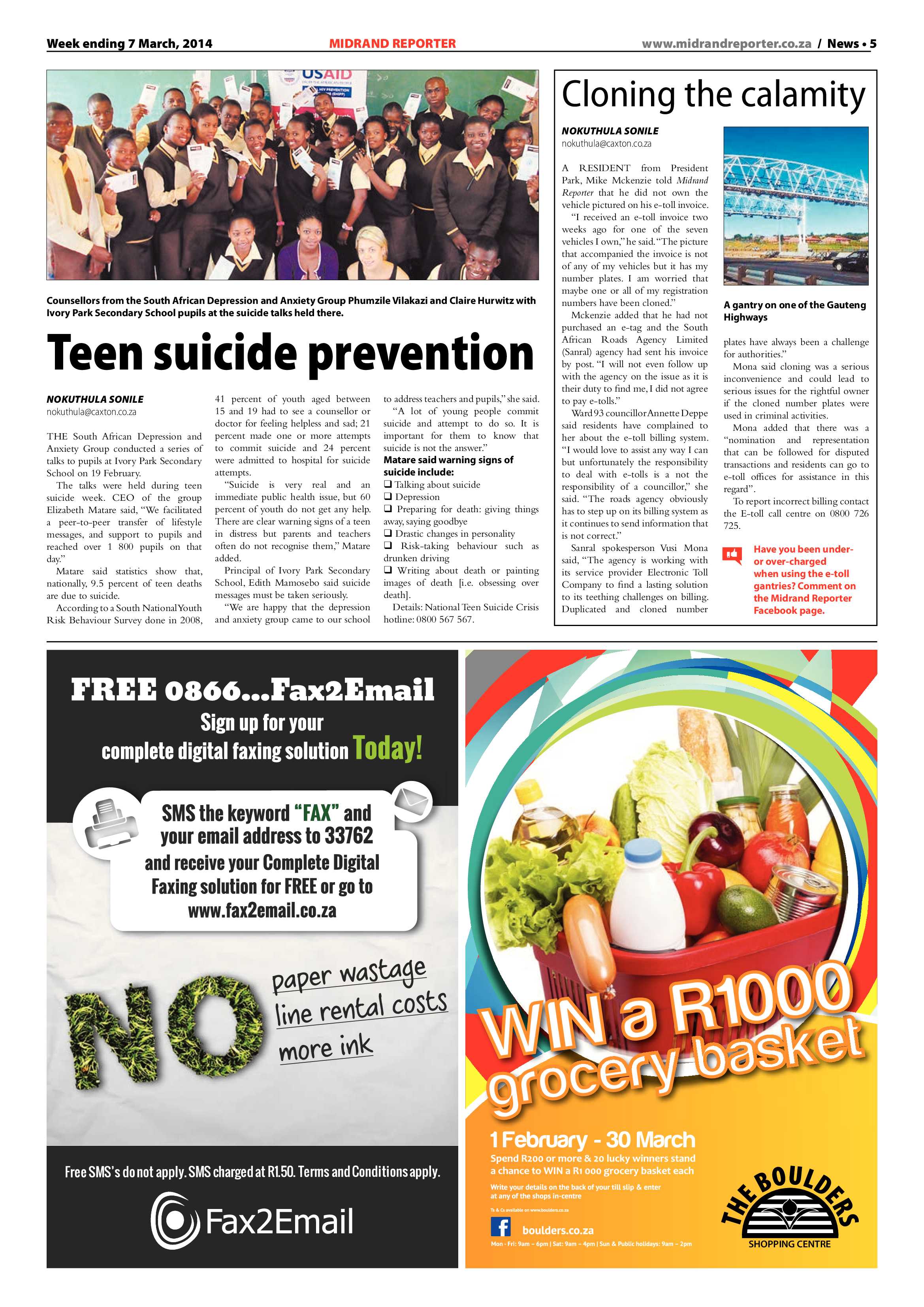 Midrand Reporter 07 March 2014 page 5