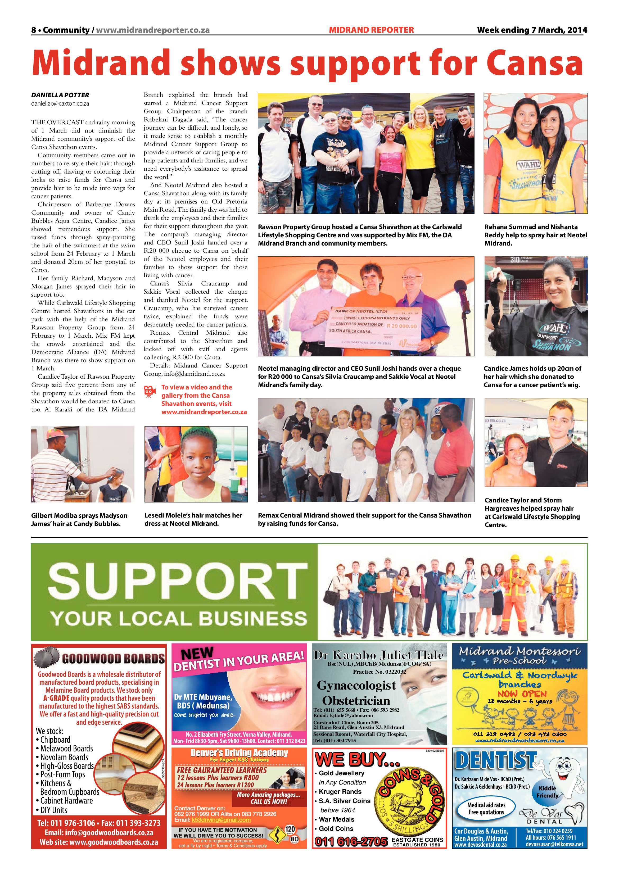 Midrand Reporter 07 March 2014 page 8