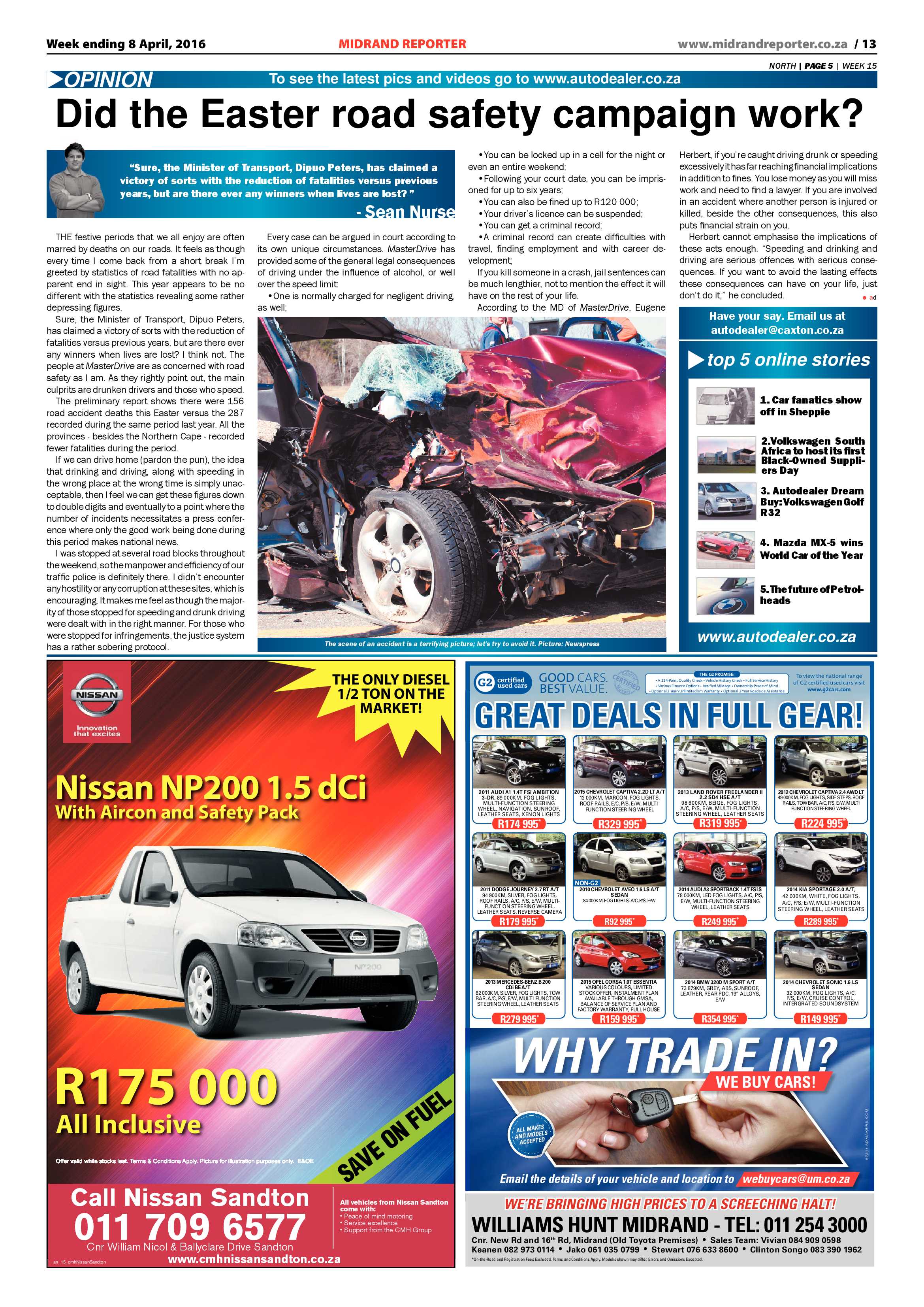 Midrand Reporter 08 April 2016 page 13