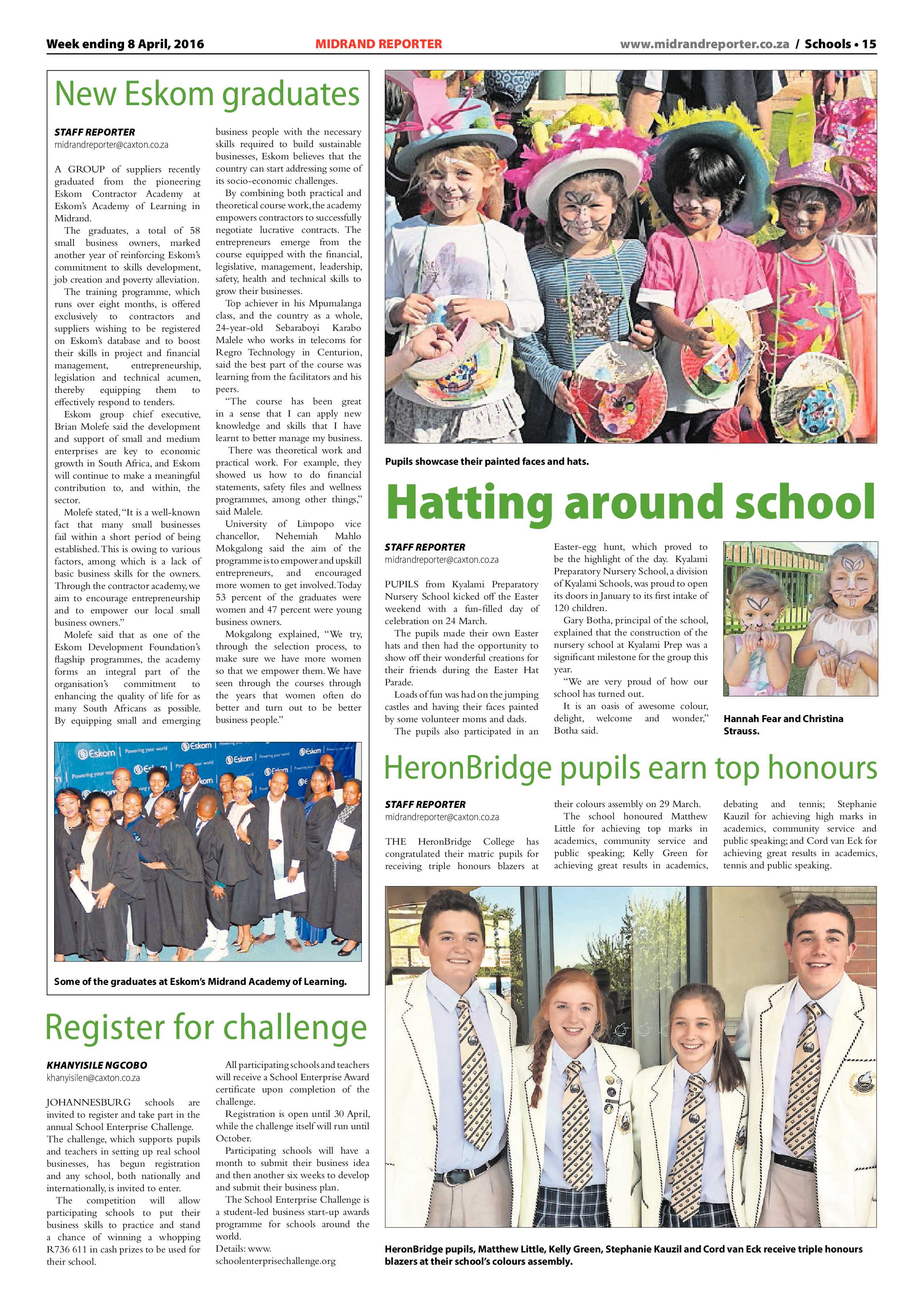 Midrand Reporter 08 April 2016 page 15