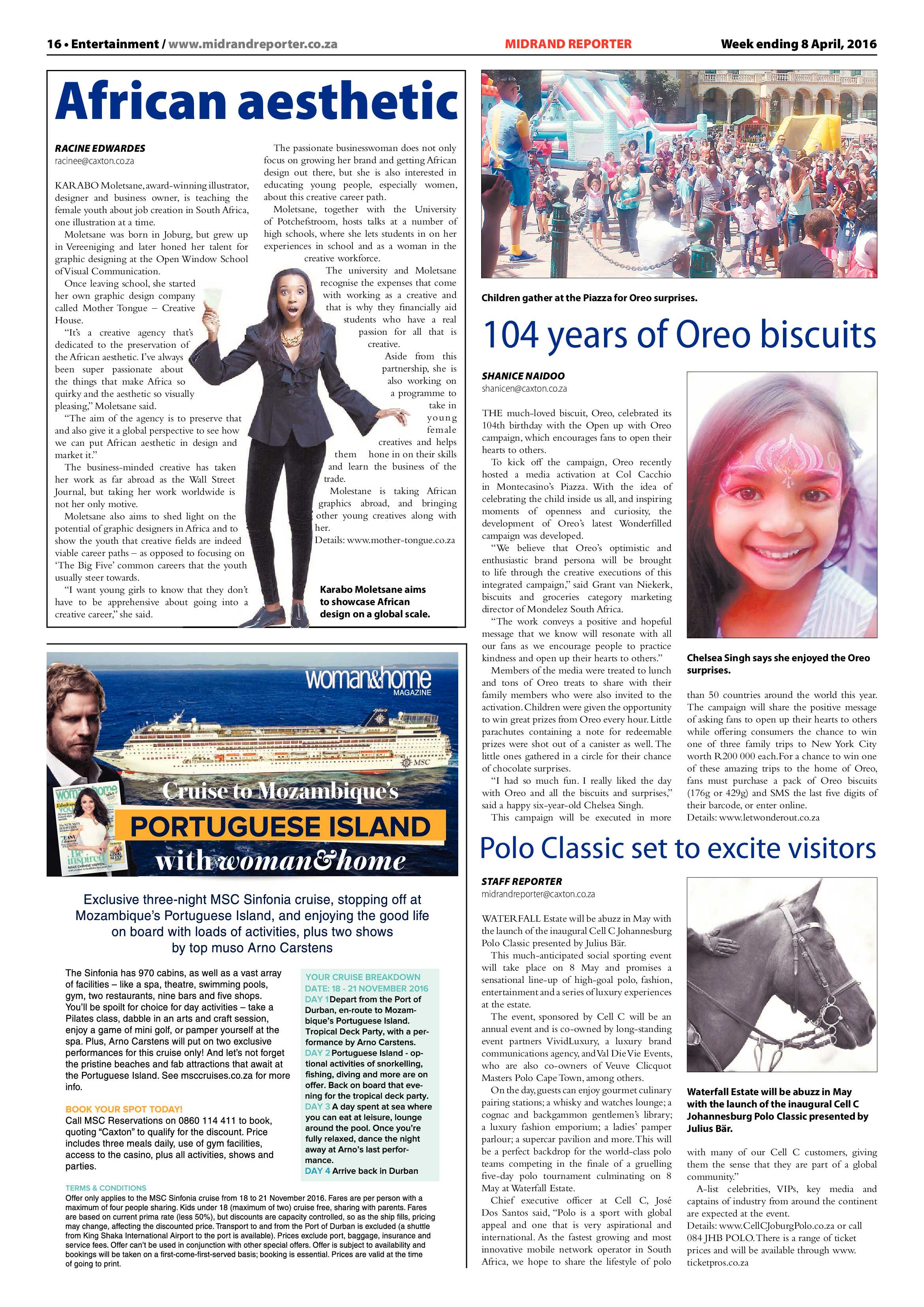 Midrand Reporter 08 April 2016 page 16