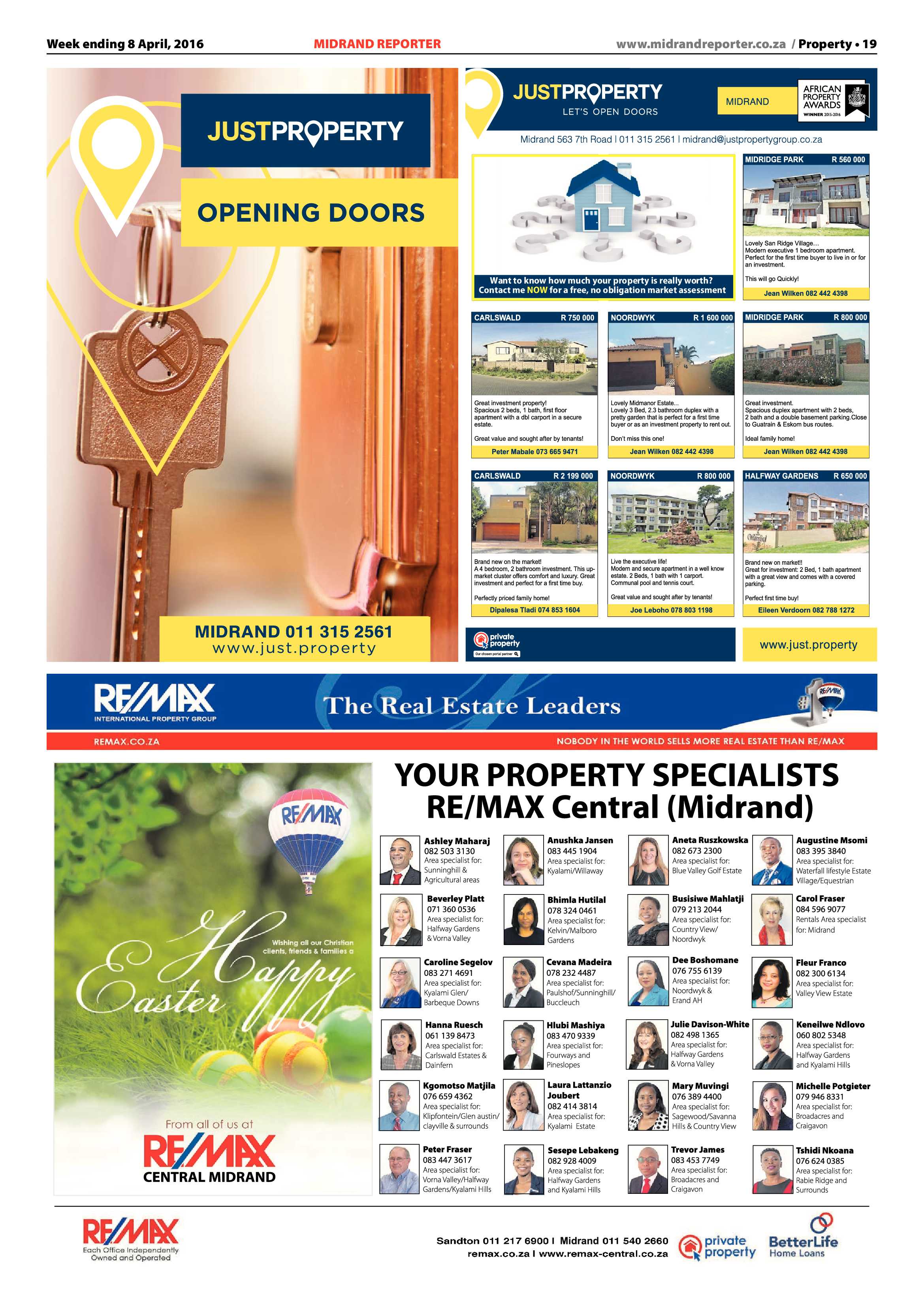 Midrand Reporter 08 April 2016 page 19