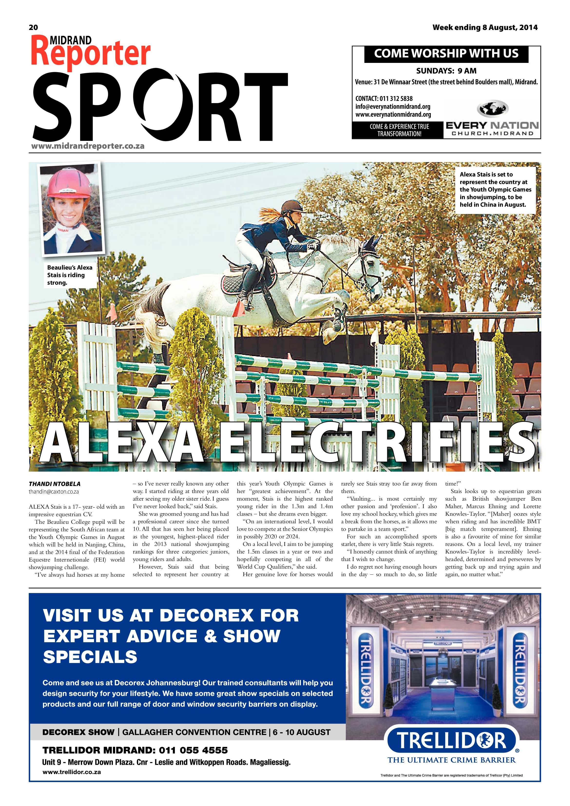 Midrand Reporter 08 August 2014 page 20