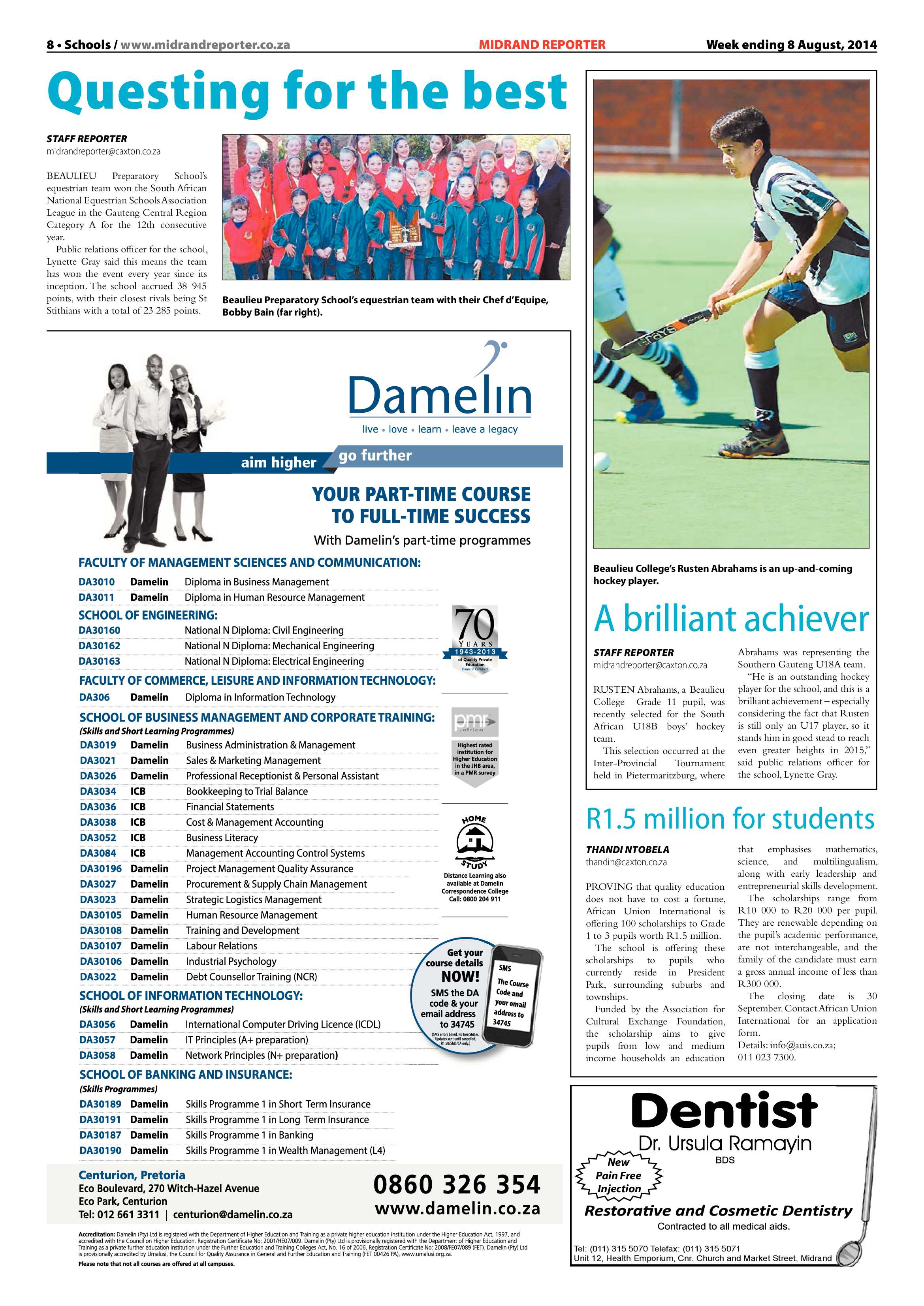 Midrand Reporter 08 August 2014 page 8