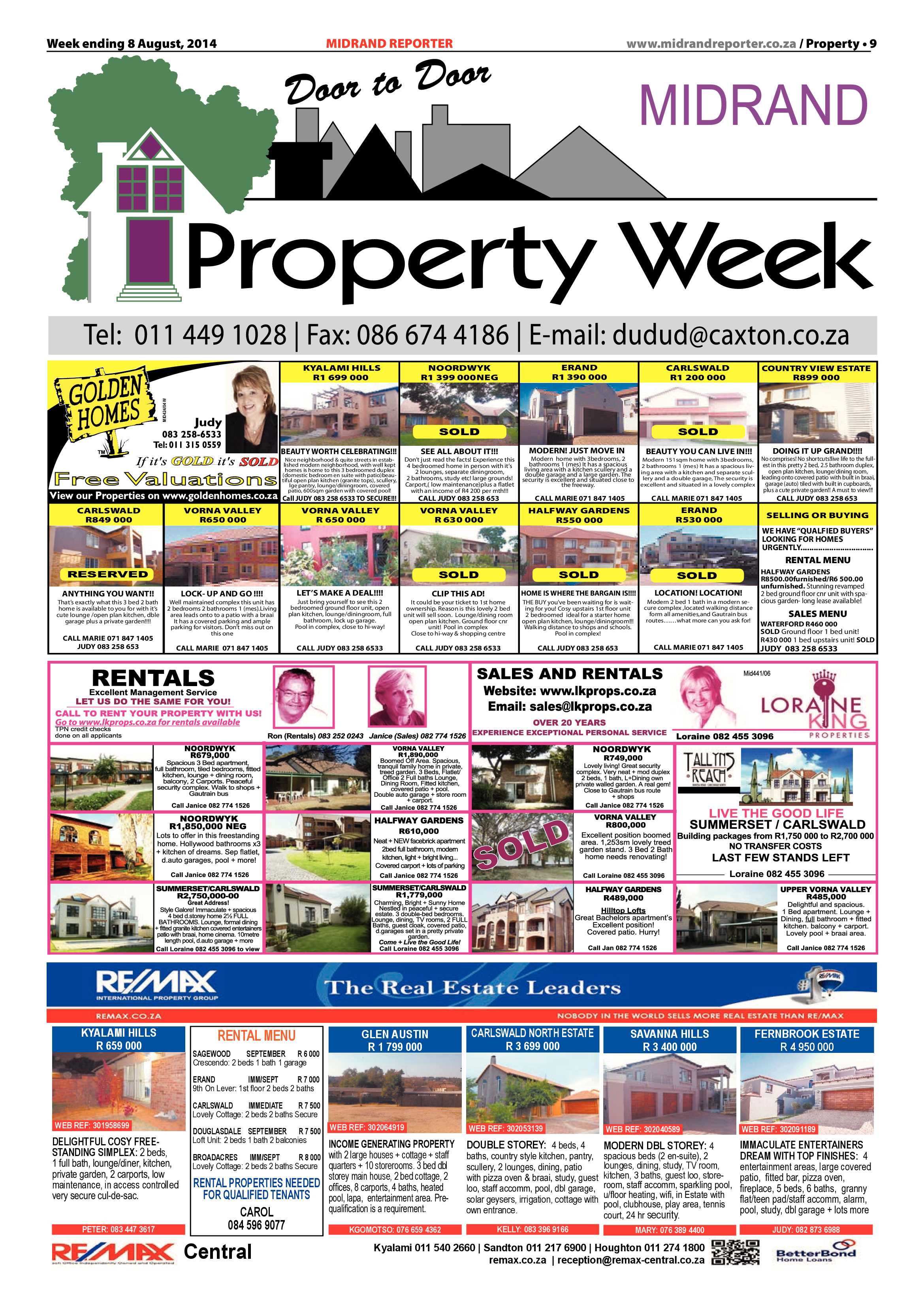 Midrand Reporter 08 August 2014 page 9