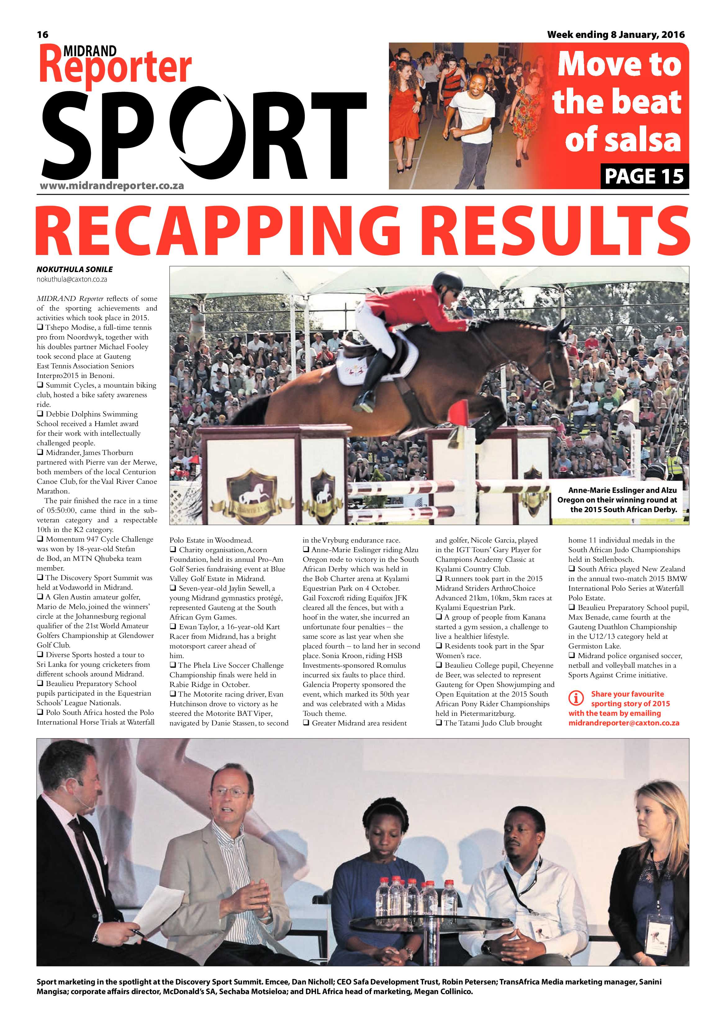 Midrand Reporter 08 January 2015 page 16