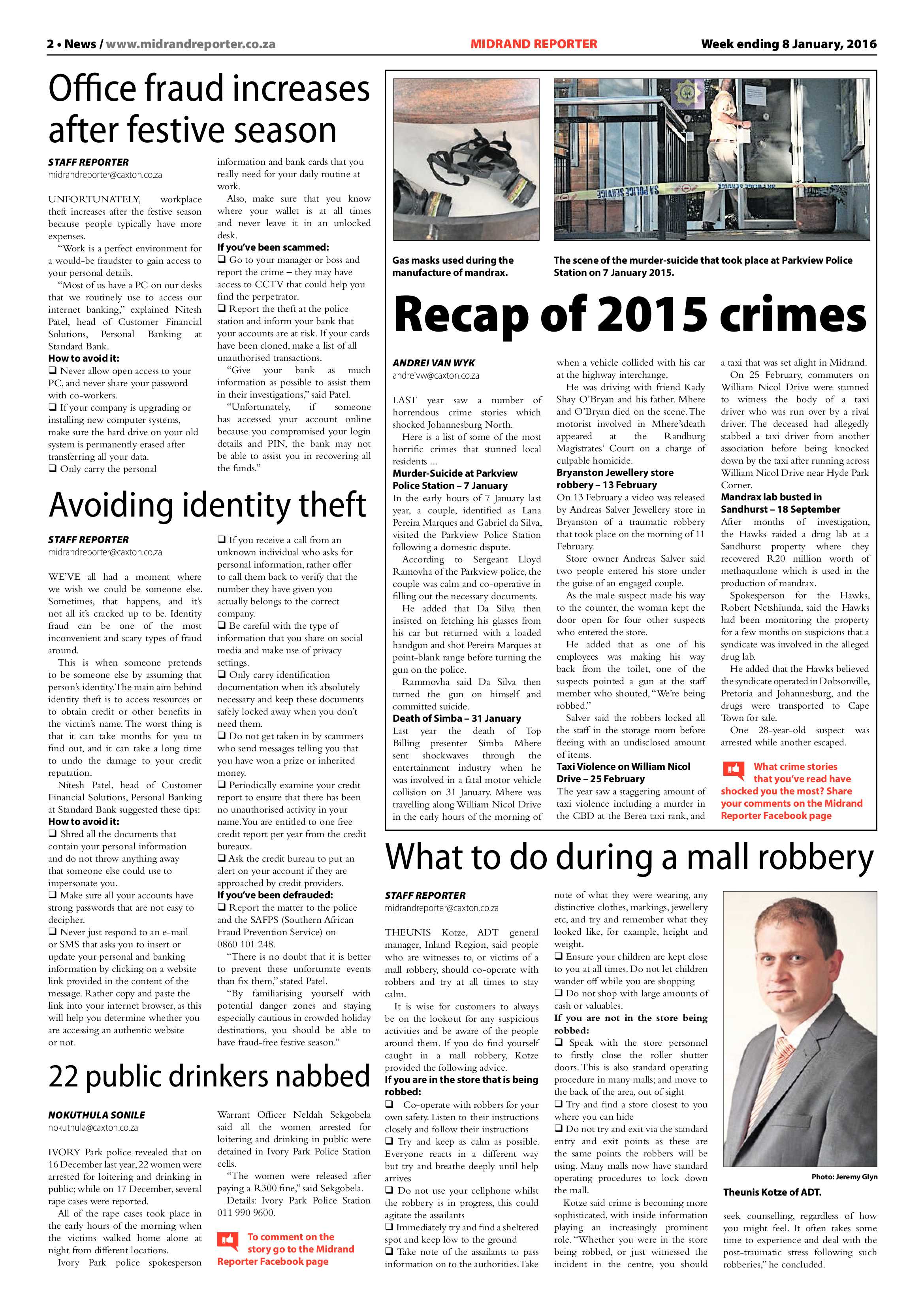 Midrand Reporter 08 January 2015 page 2