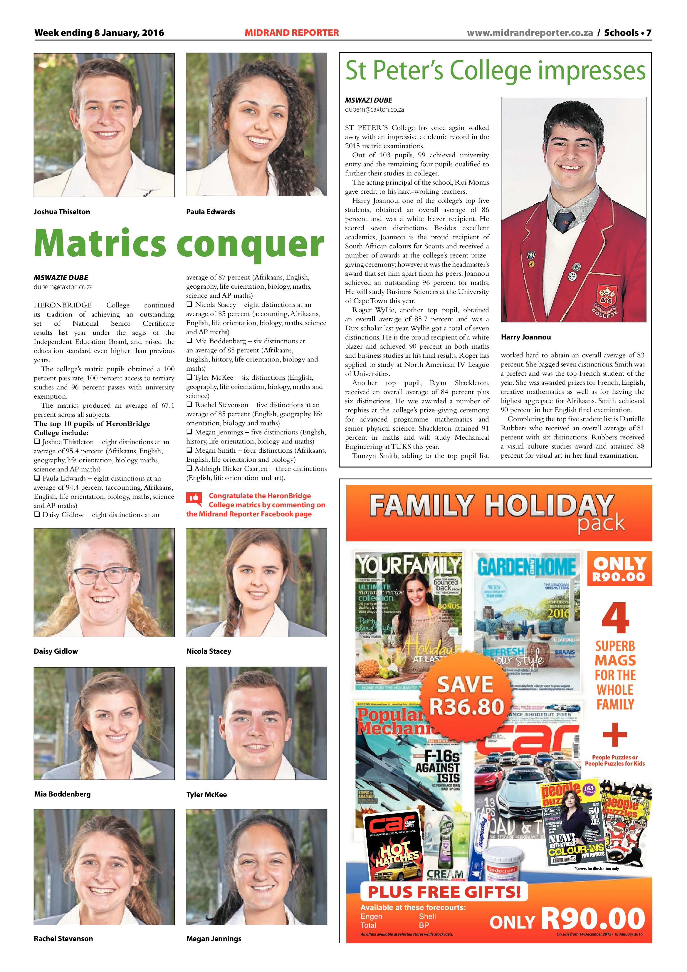 Midrand Reporter 08 January 2015 page 7