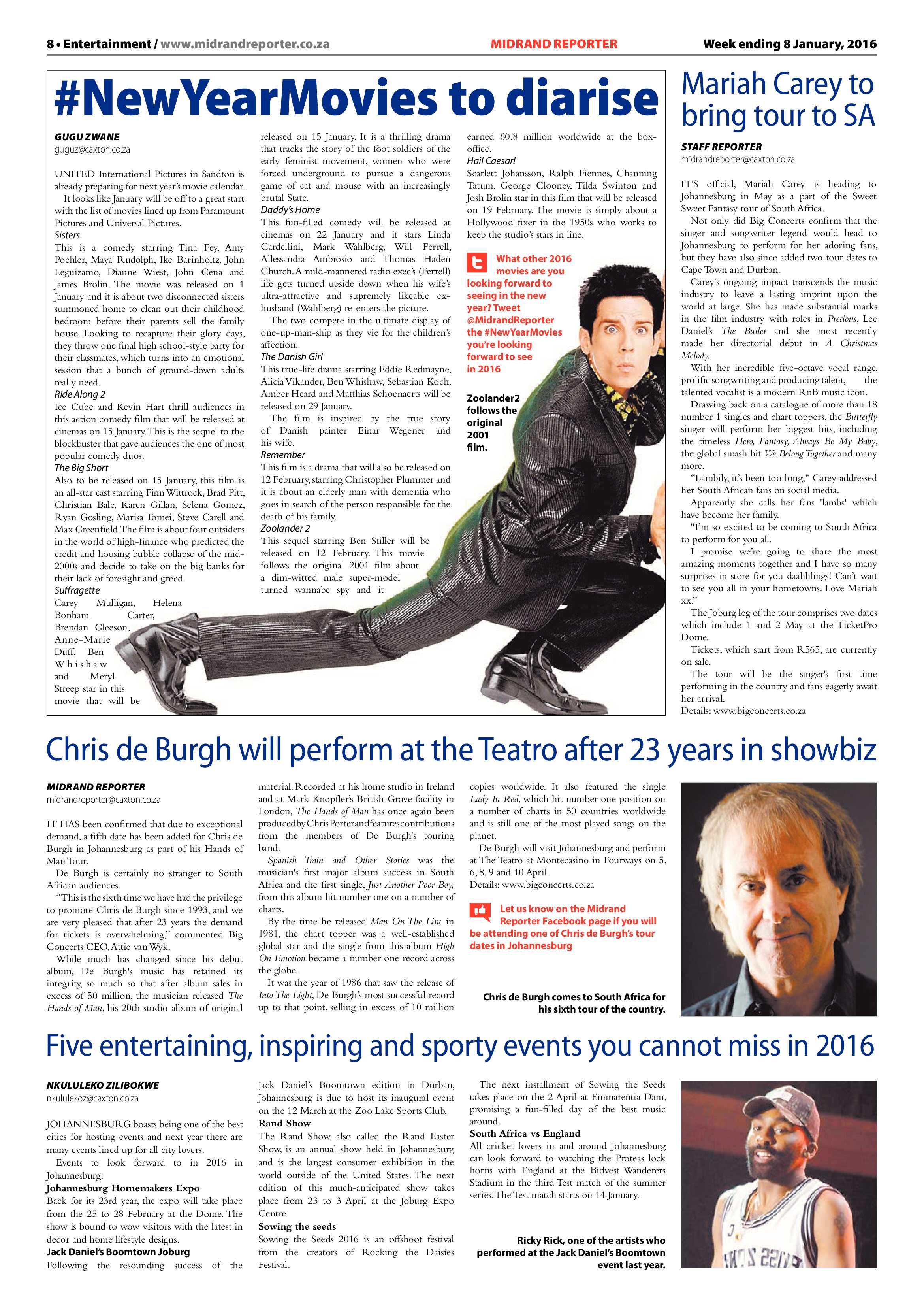 Midrand Reporter 08 January 2015 page 8