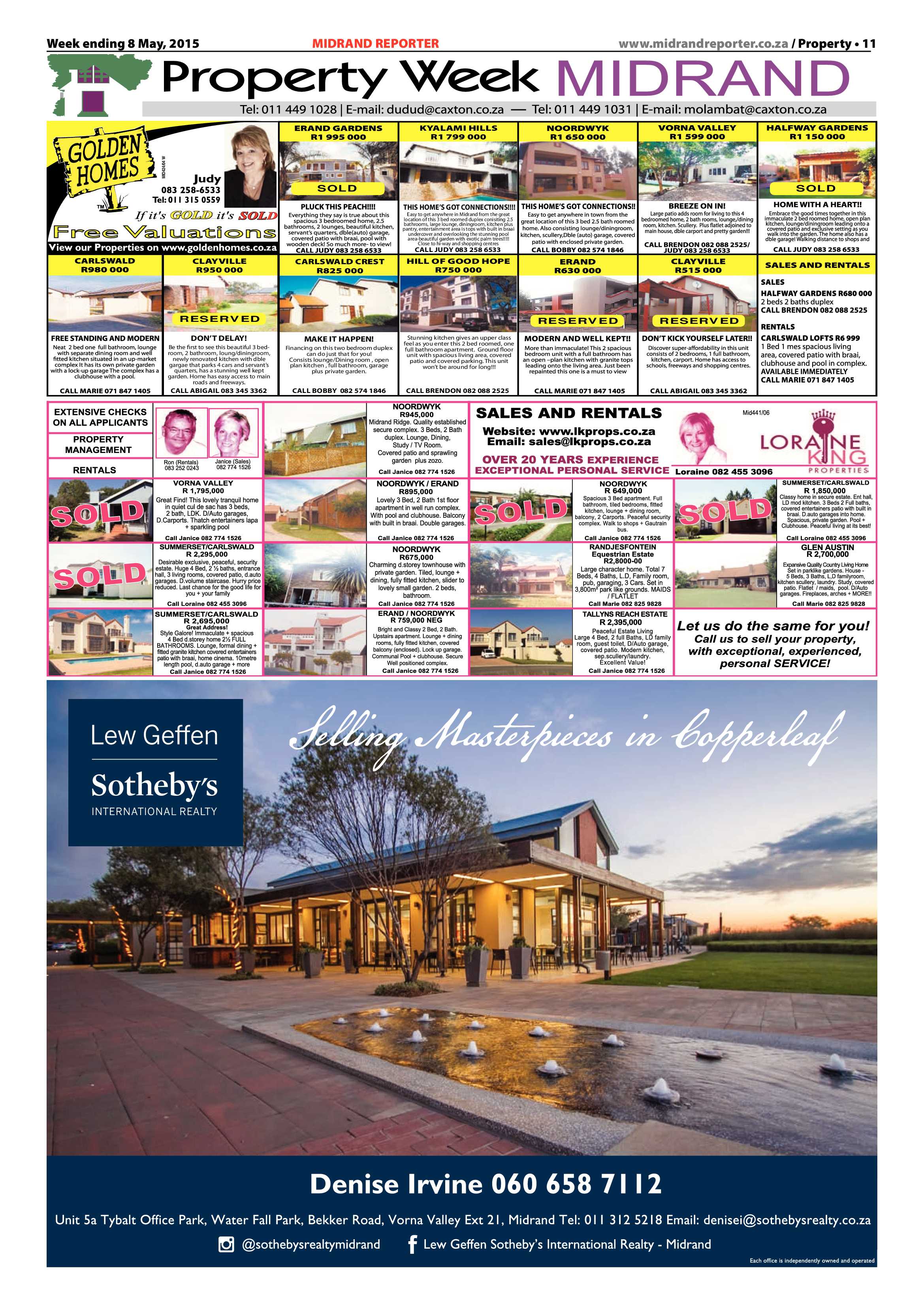 Midrand Reporter 08 May 2015 page 11