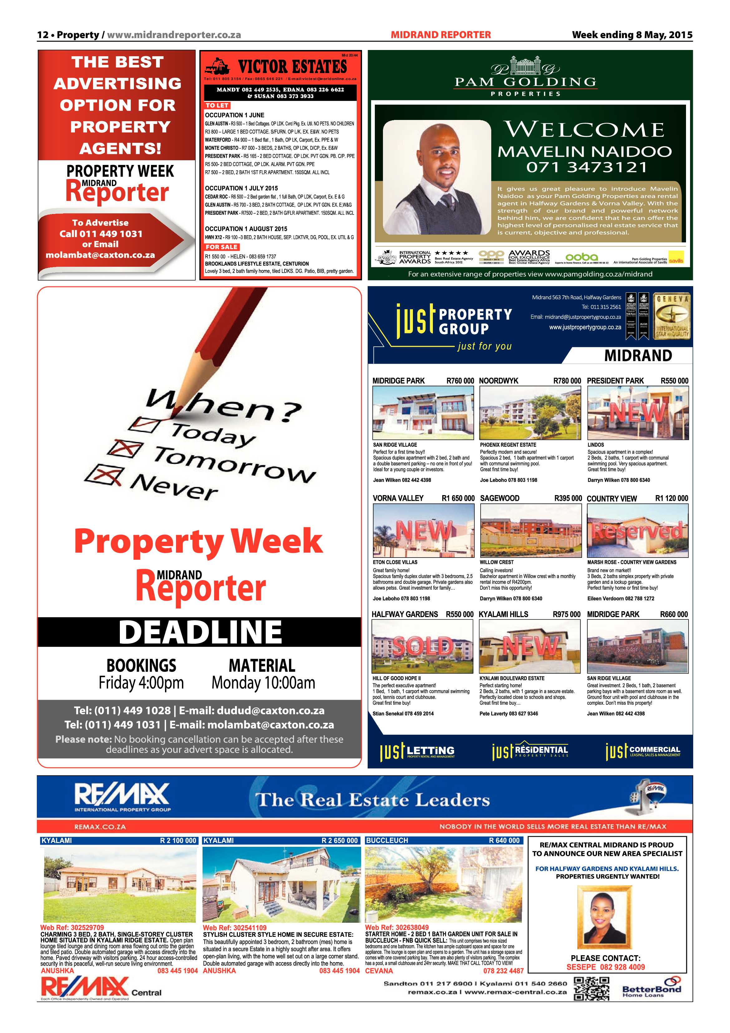 Midrand Reporter 08 May 2015 page 12