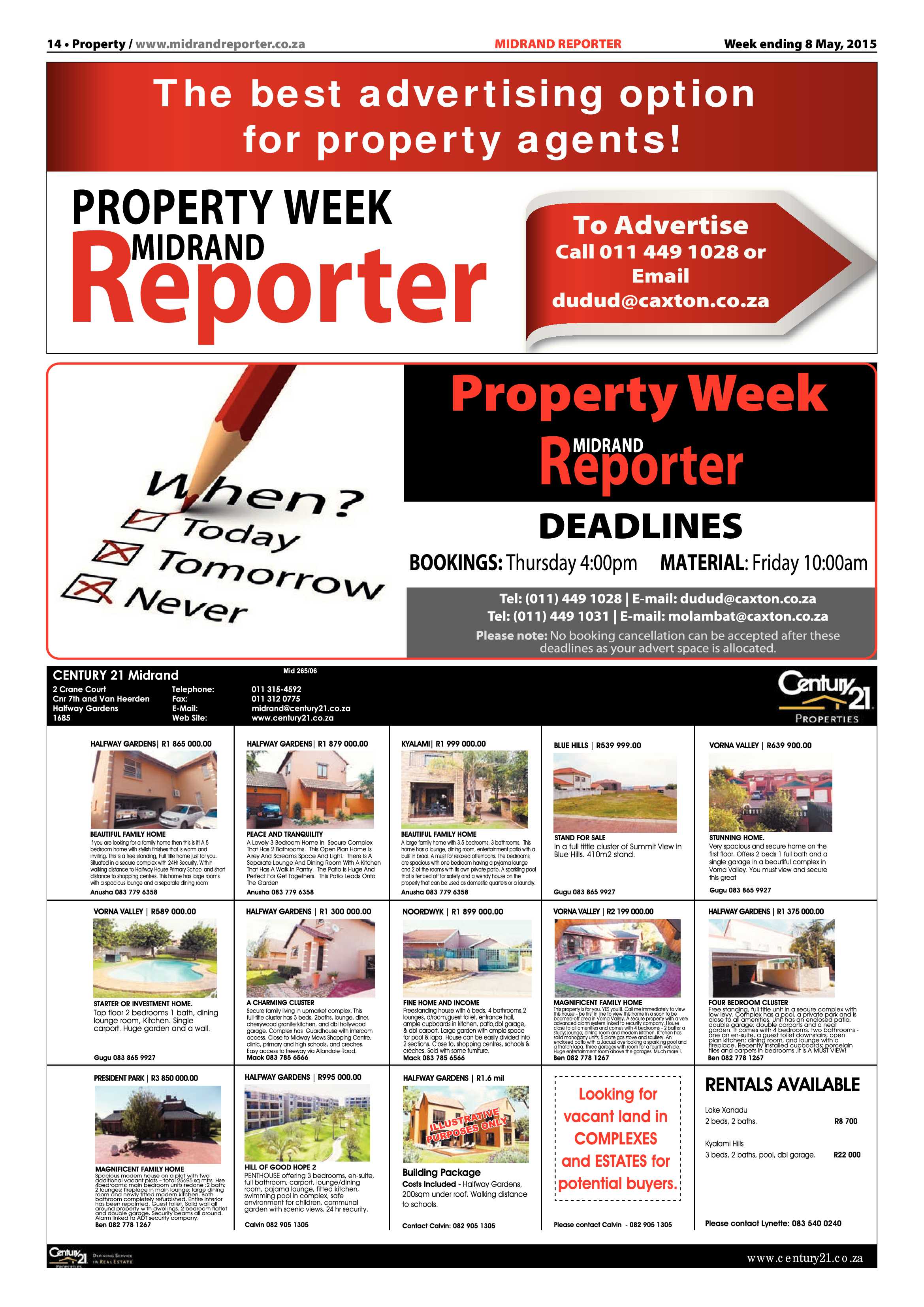 Midrand Reporter 08 May 2015 page 14
