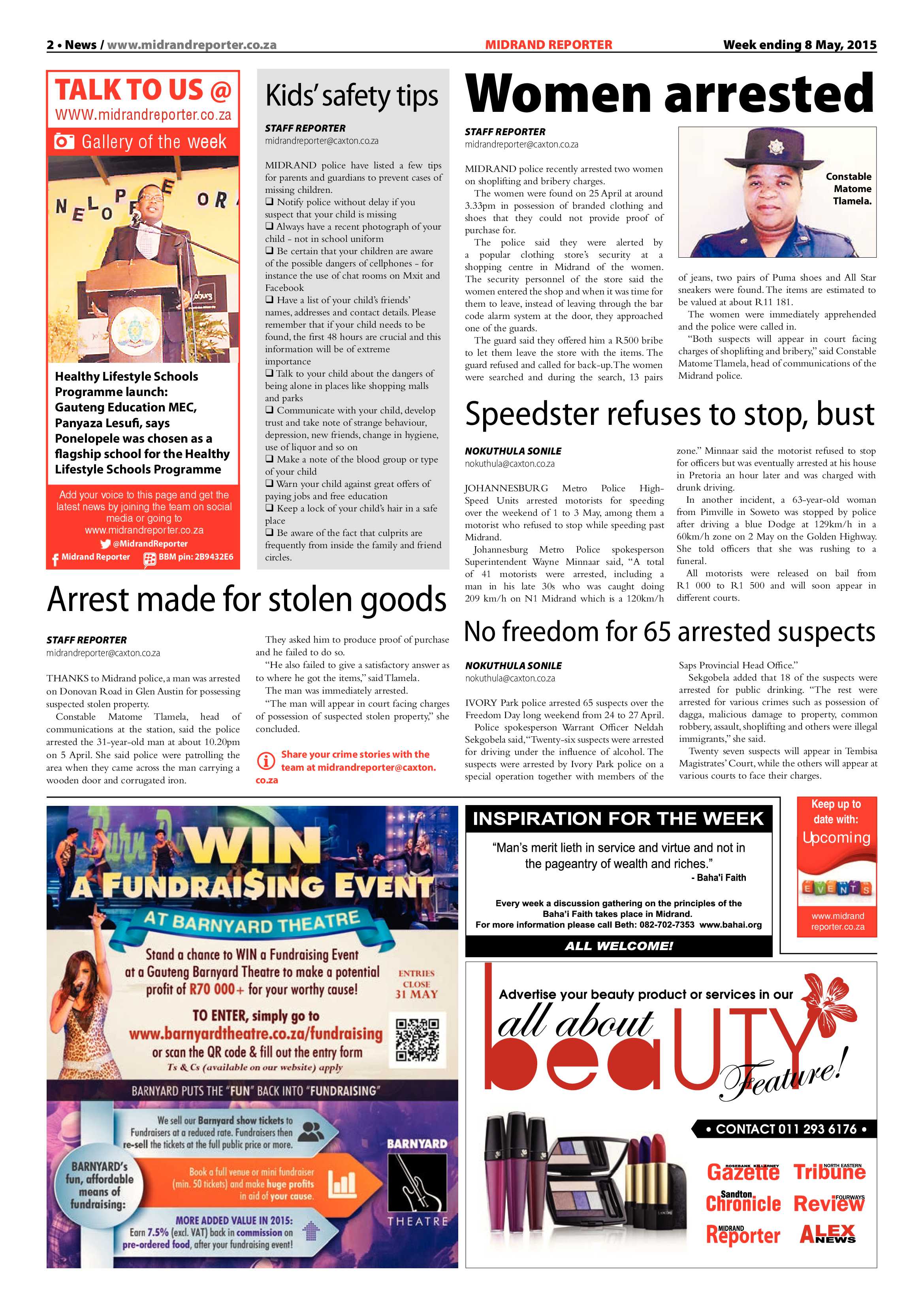 Midrand Reporter 08 May 2015 page 2