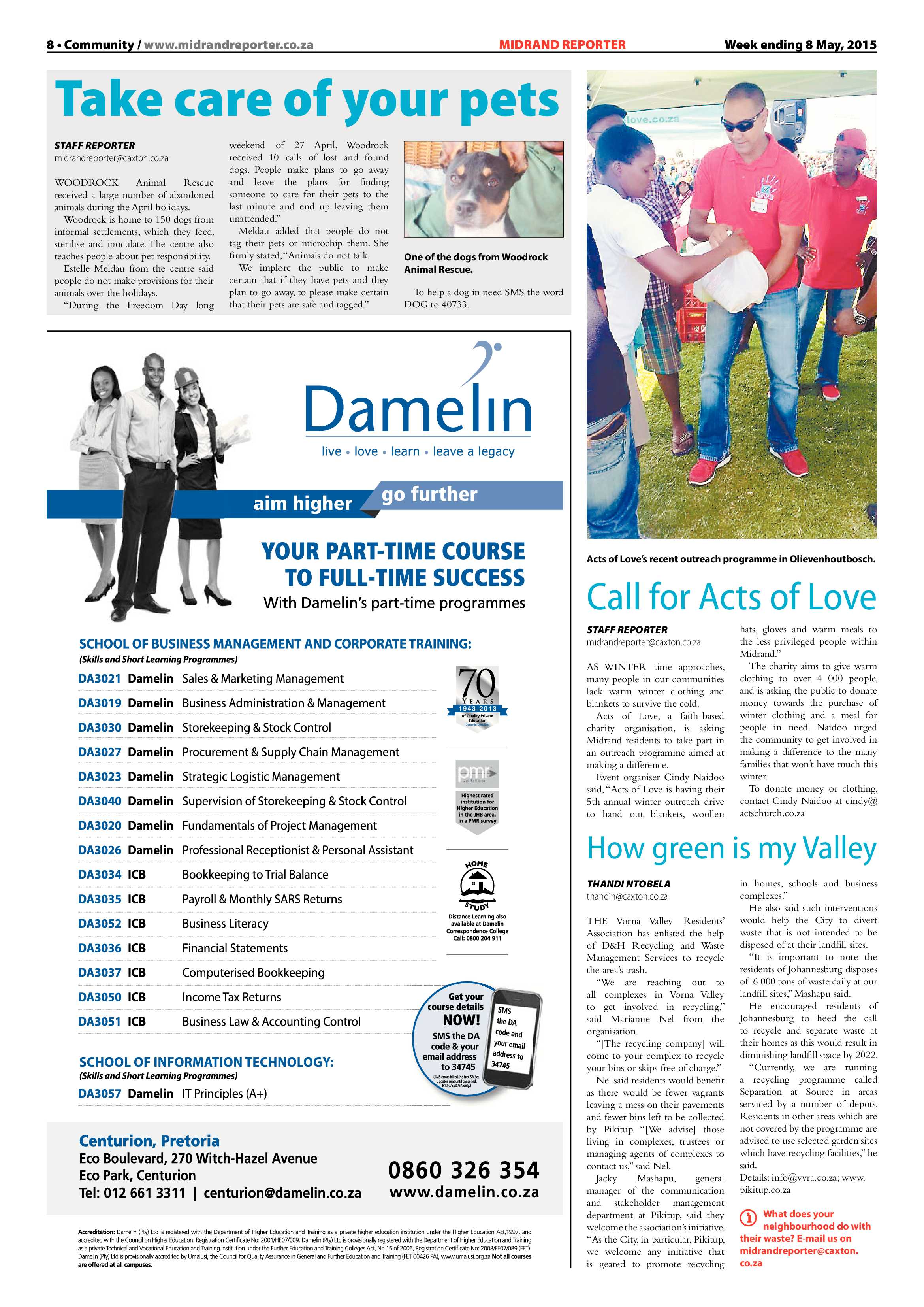 Midrand Reporter 08 May 2015 page 8