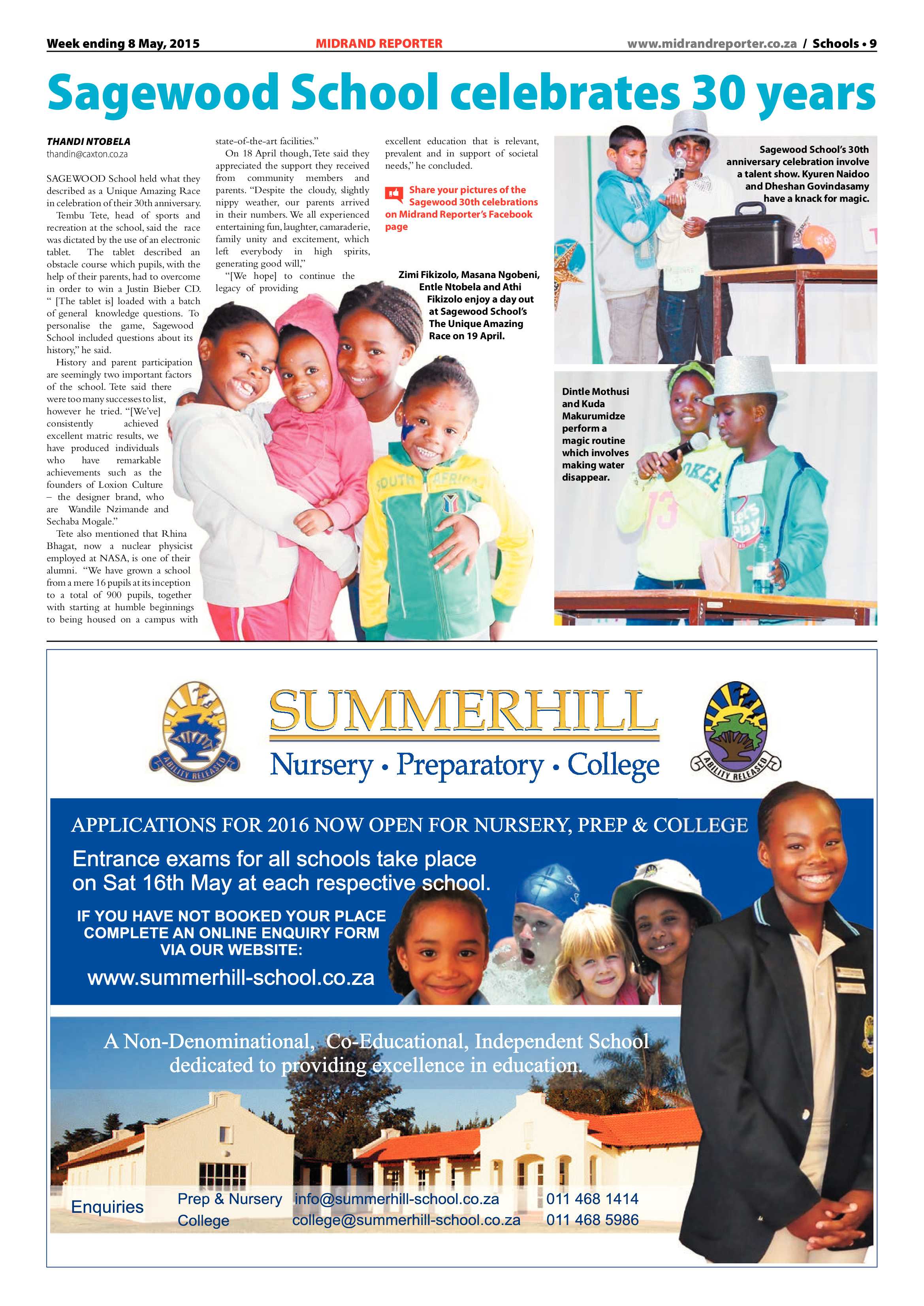 Midrand Reporter 08 May 2015 page 9