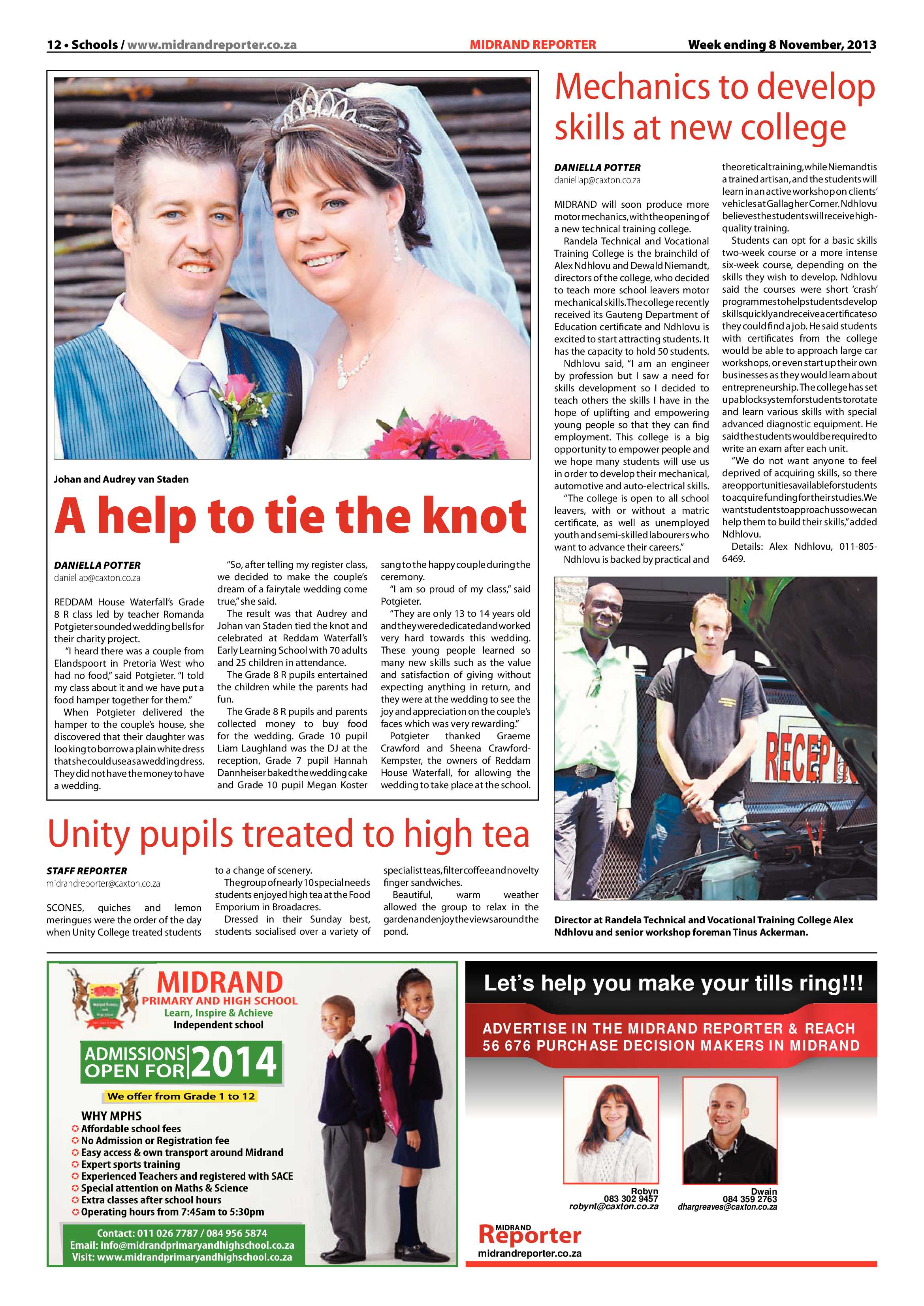 Midrand Reporter 08 November 2013 page 12