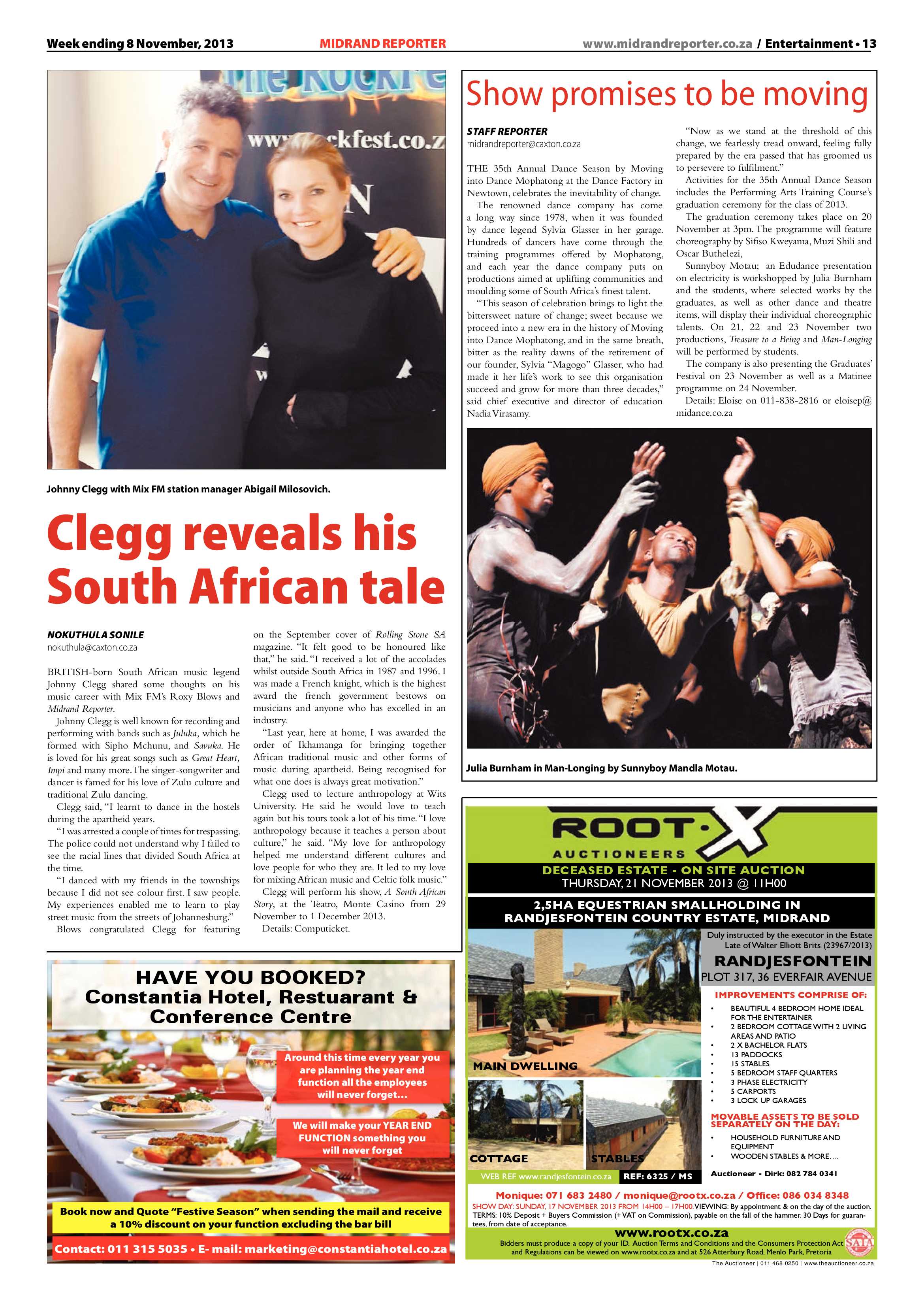 Midrand Reporter 08 November 2013 page 13