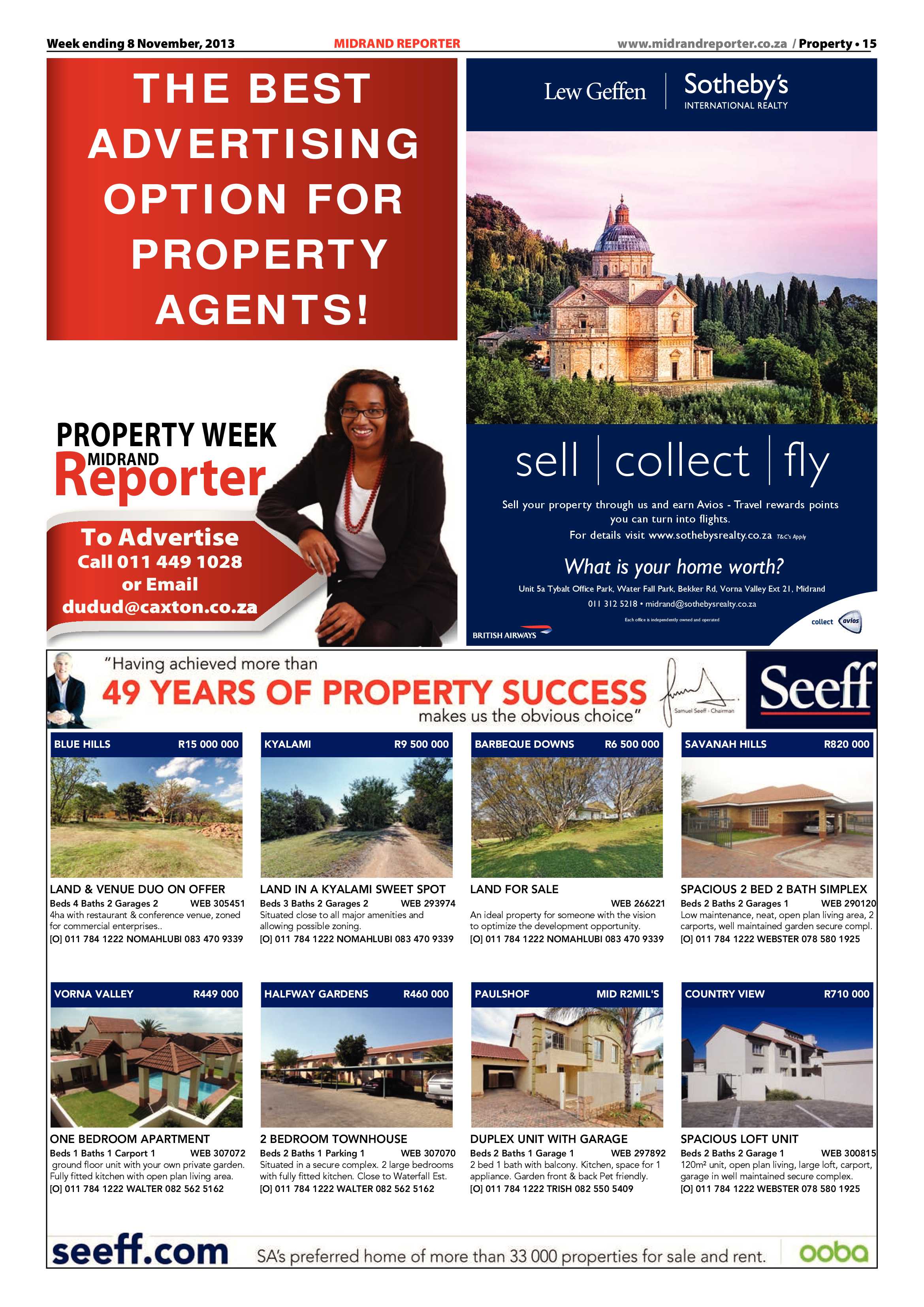 Midrand Reporter 08 November 2013 page 15