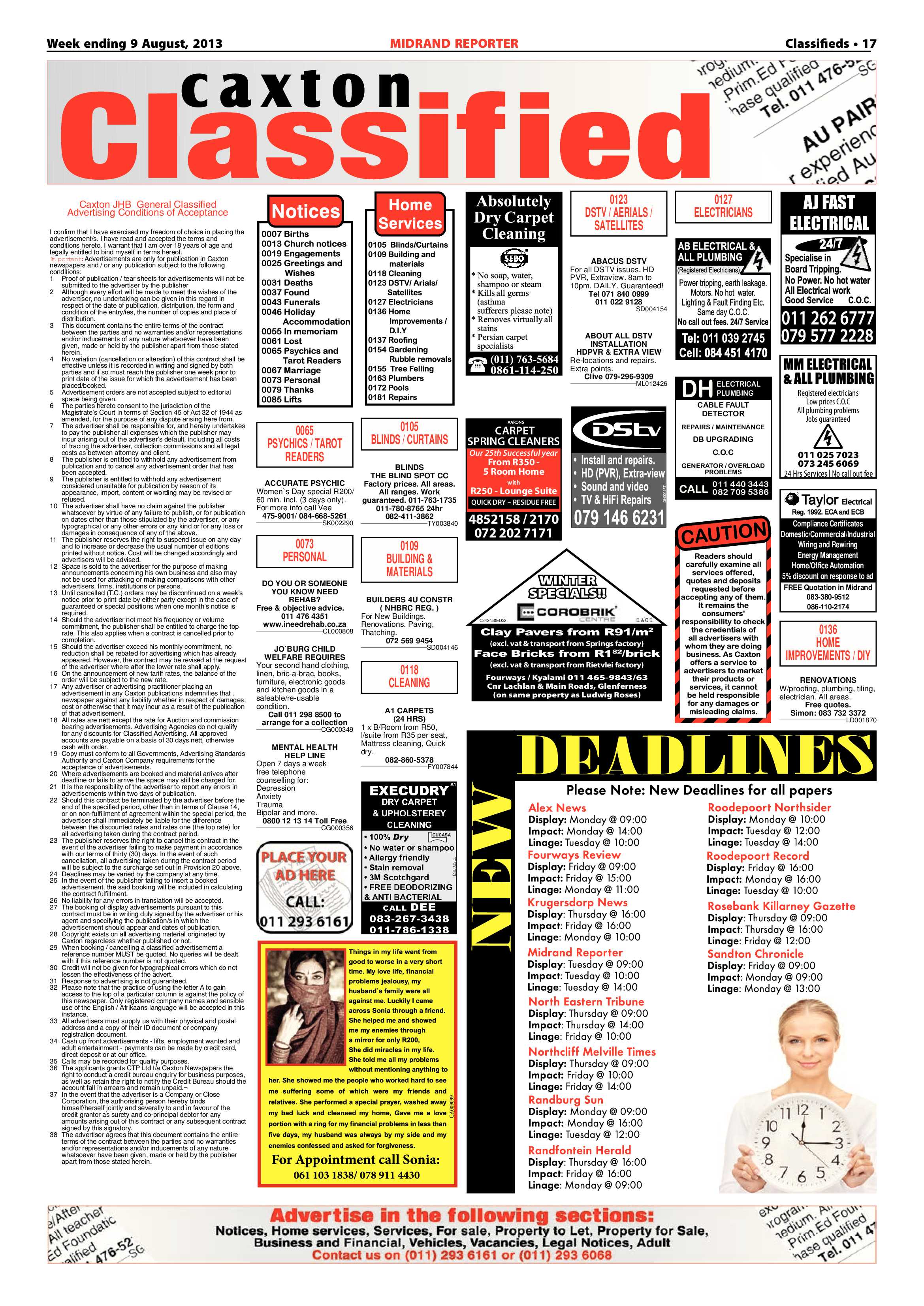 Midrand Reporter 09 August 2013 page 17