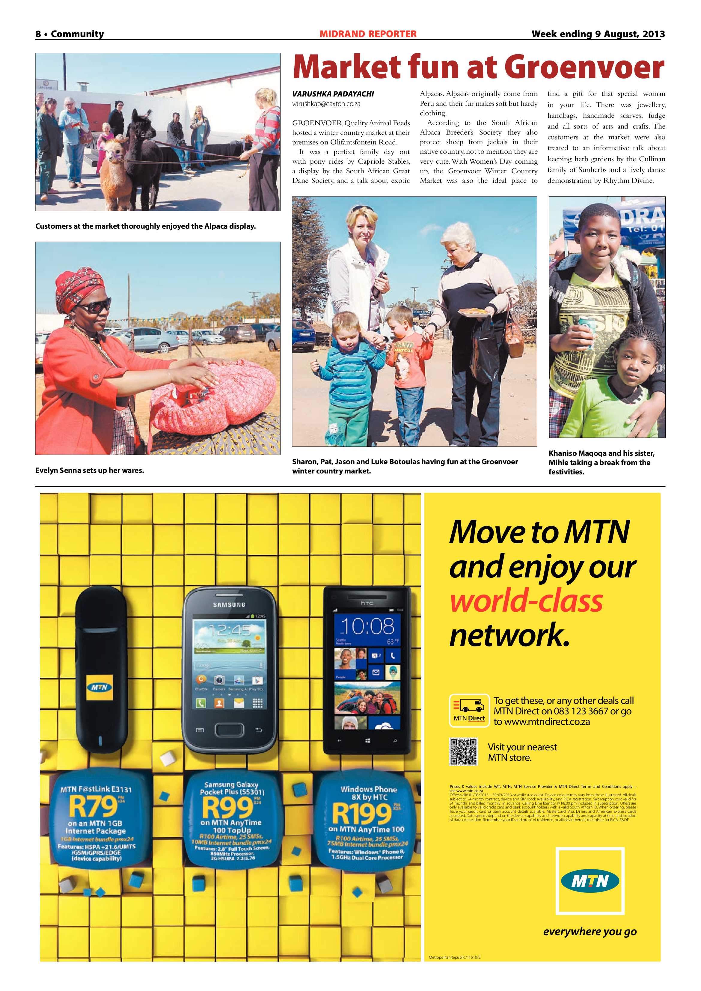 Midrand Reporter 09 August 2013 page 8