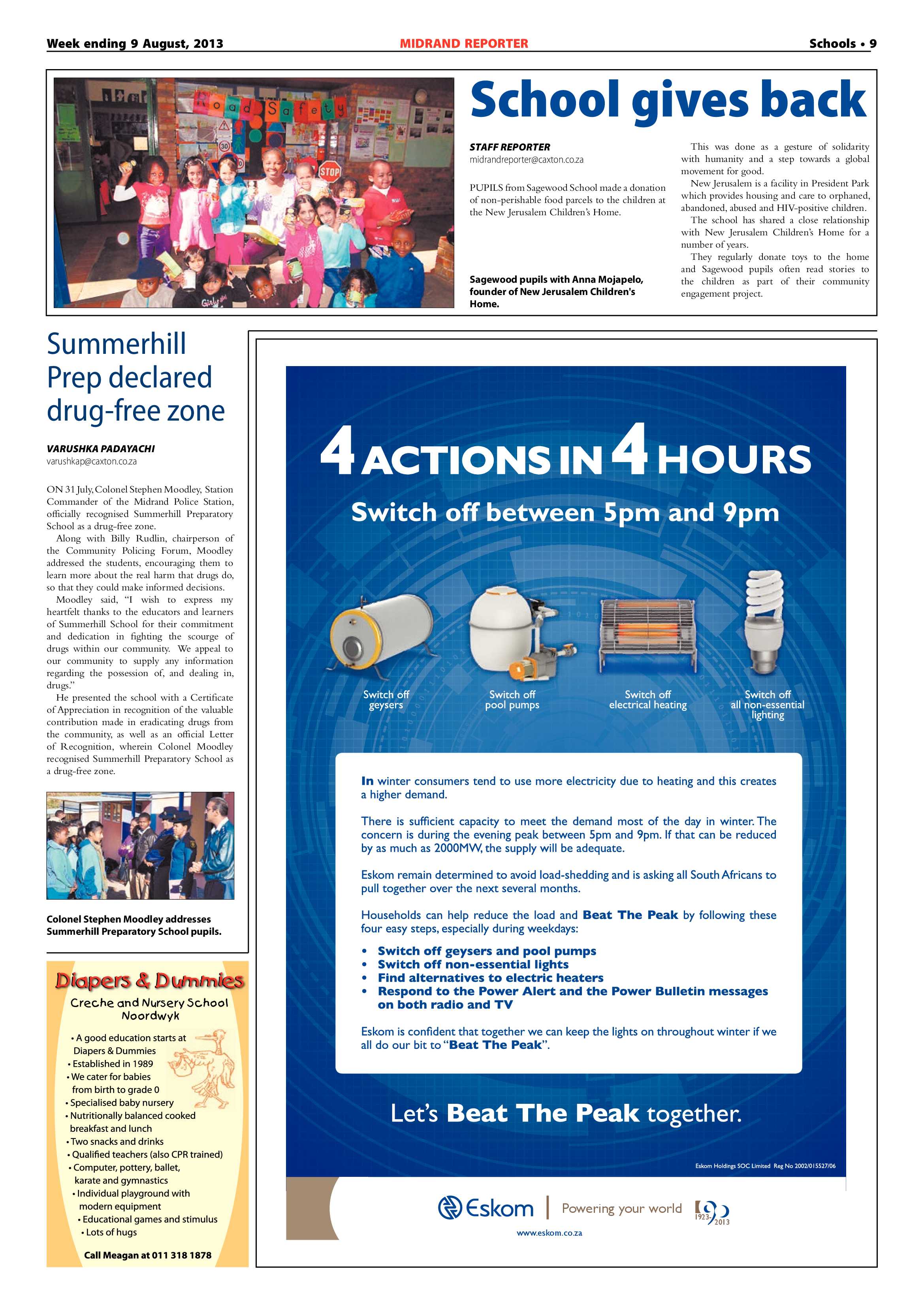 Midrand Reporter 09 August 2013 page 9