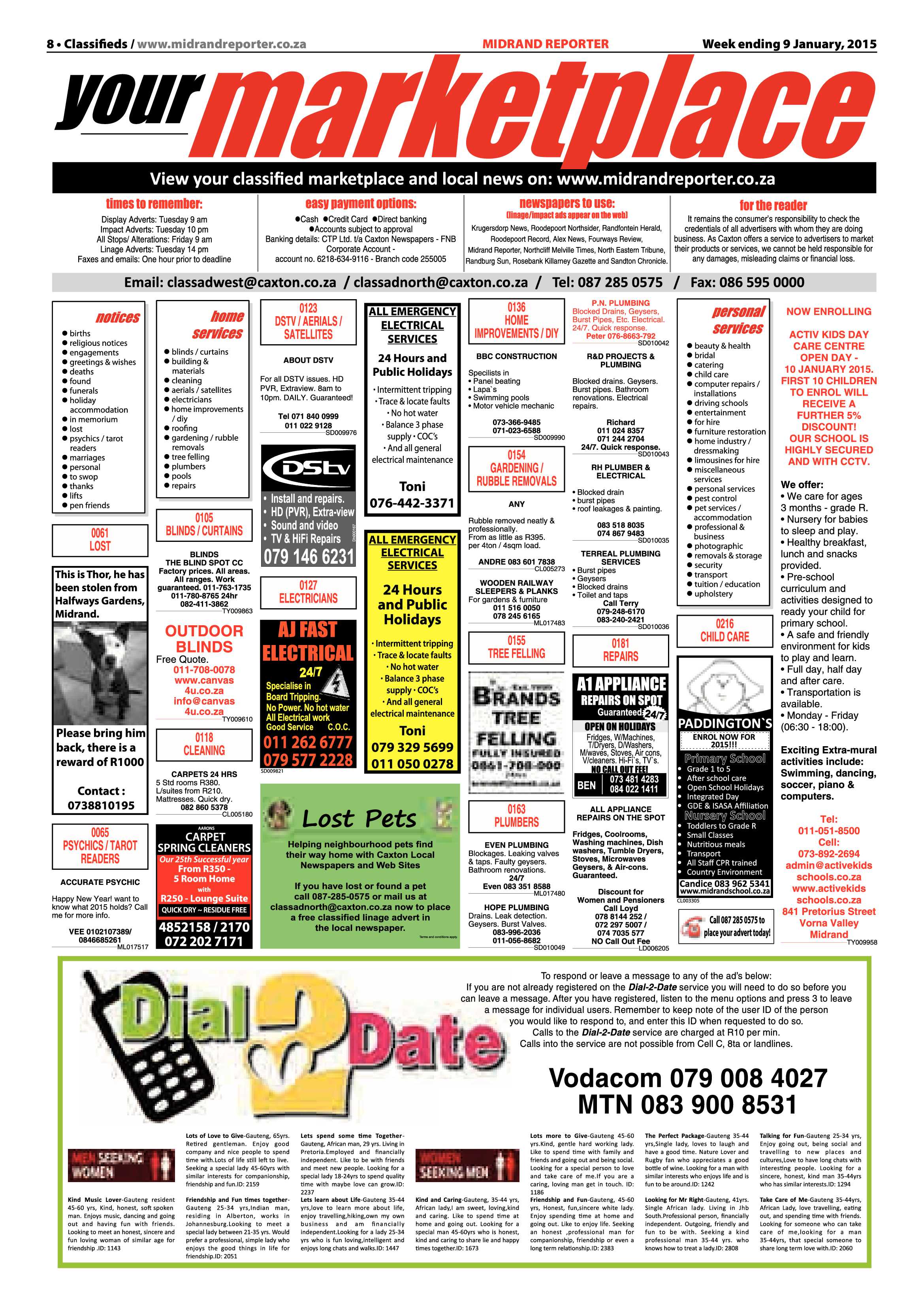 Midrand Reporter 09 January 2015 page 13