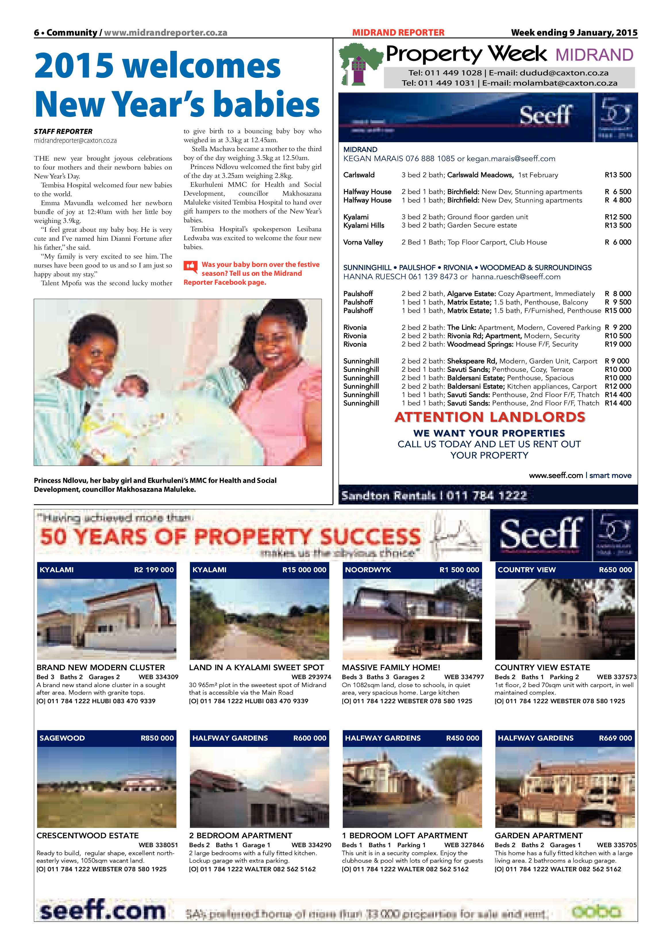 Midrand Reporter 09 January 2015 page 6
