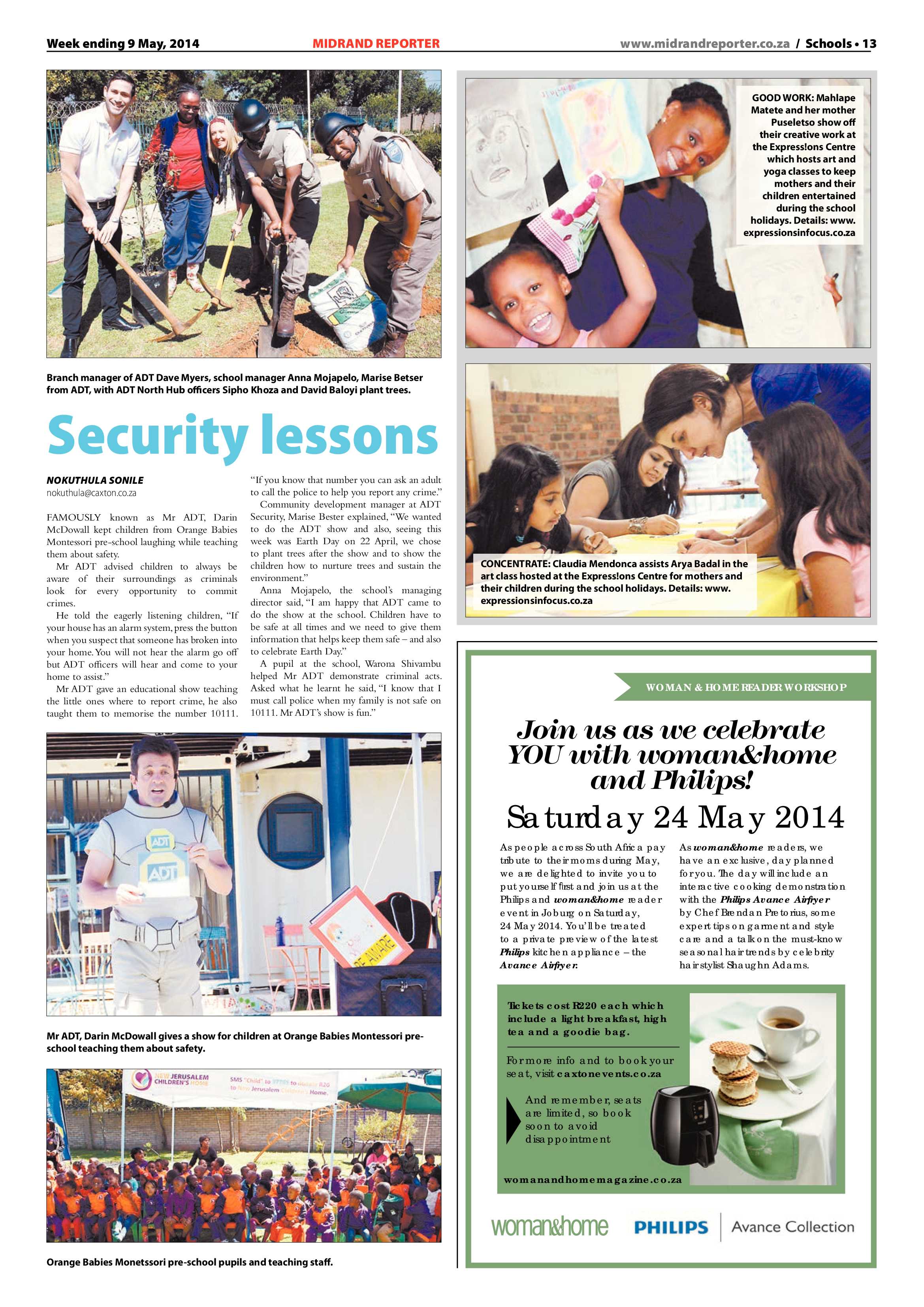 Midrand Reporter 09 May 2014 page 13
