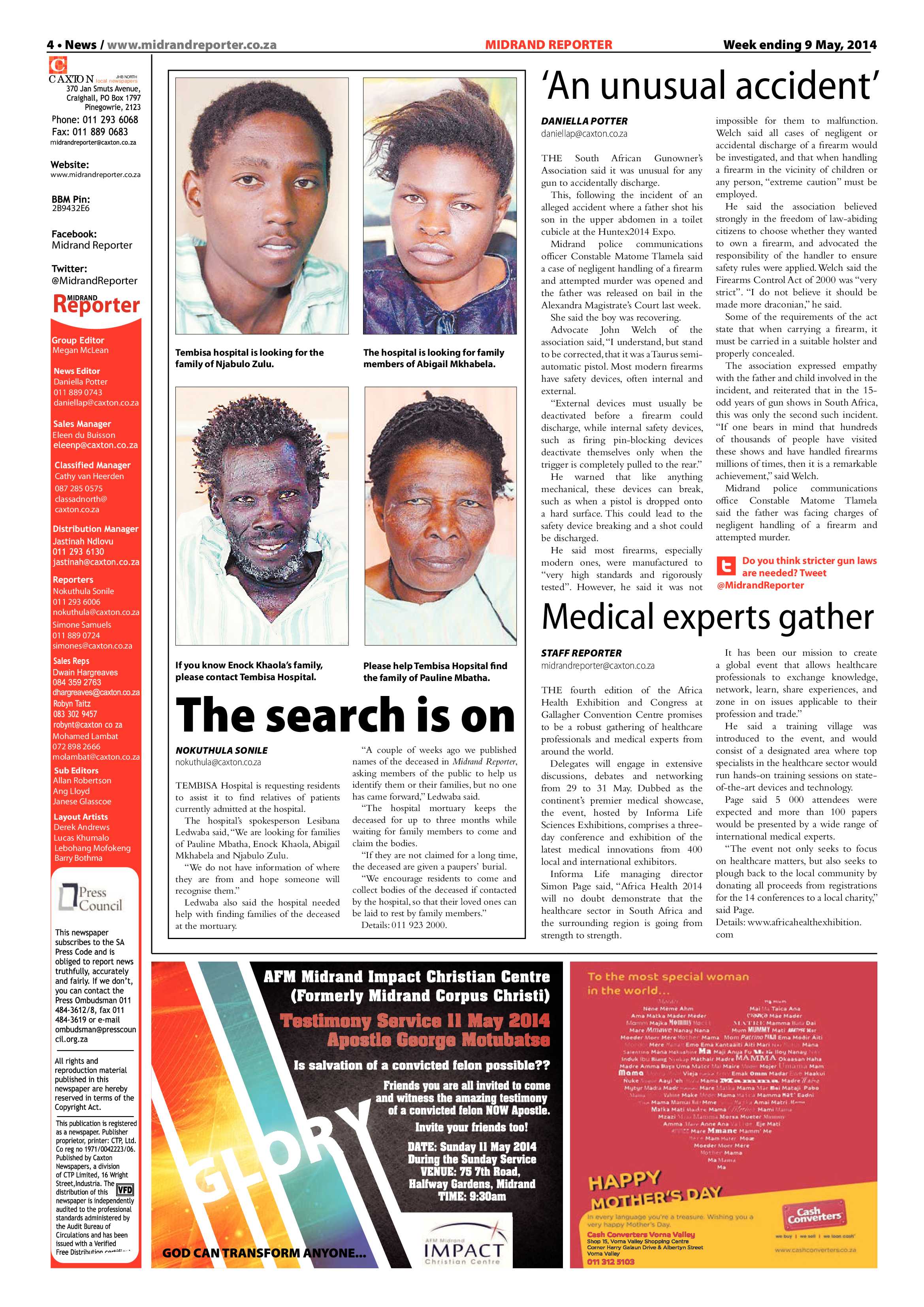 Midrand Reporter 09 May 2014 page 4